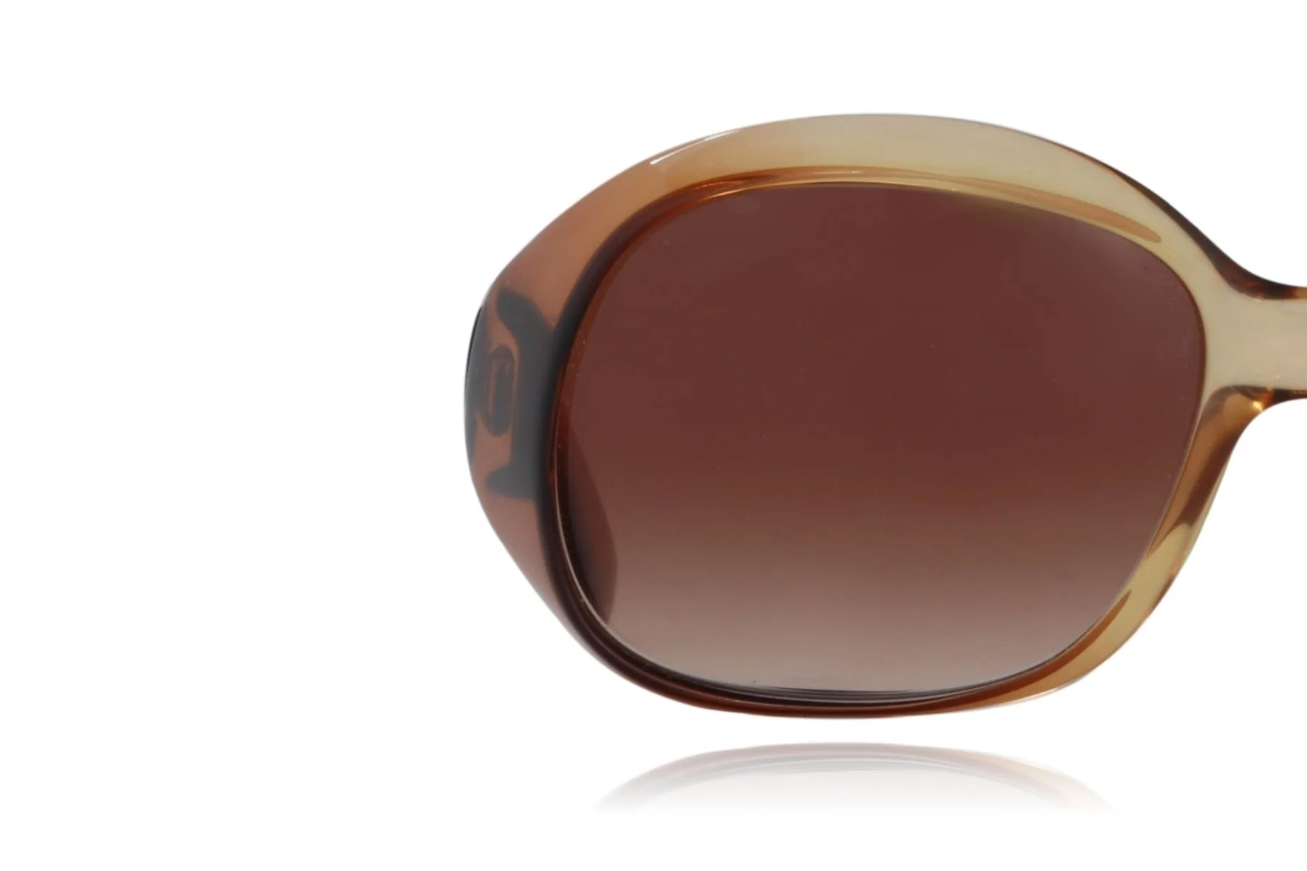 Lunettes De Soleil Vintage Viennaline 1088 30 Marron Ovale - Neuves Avec étiquettes NOS