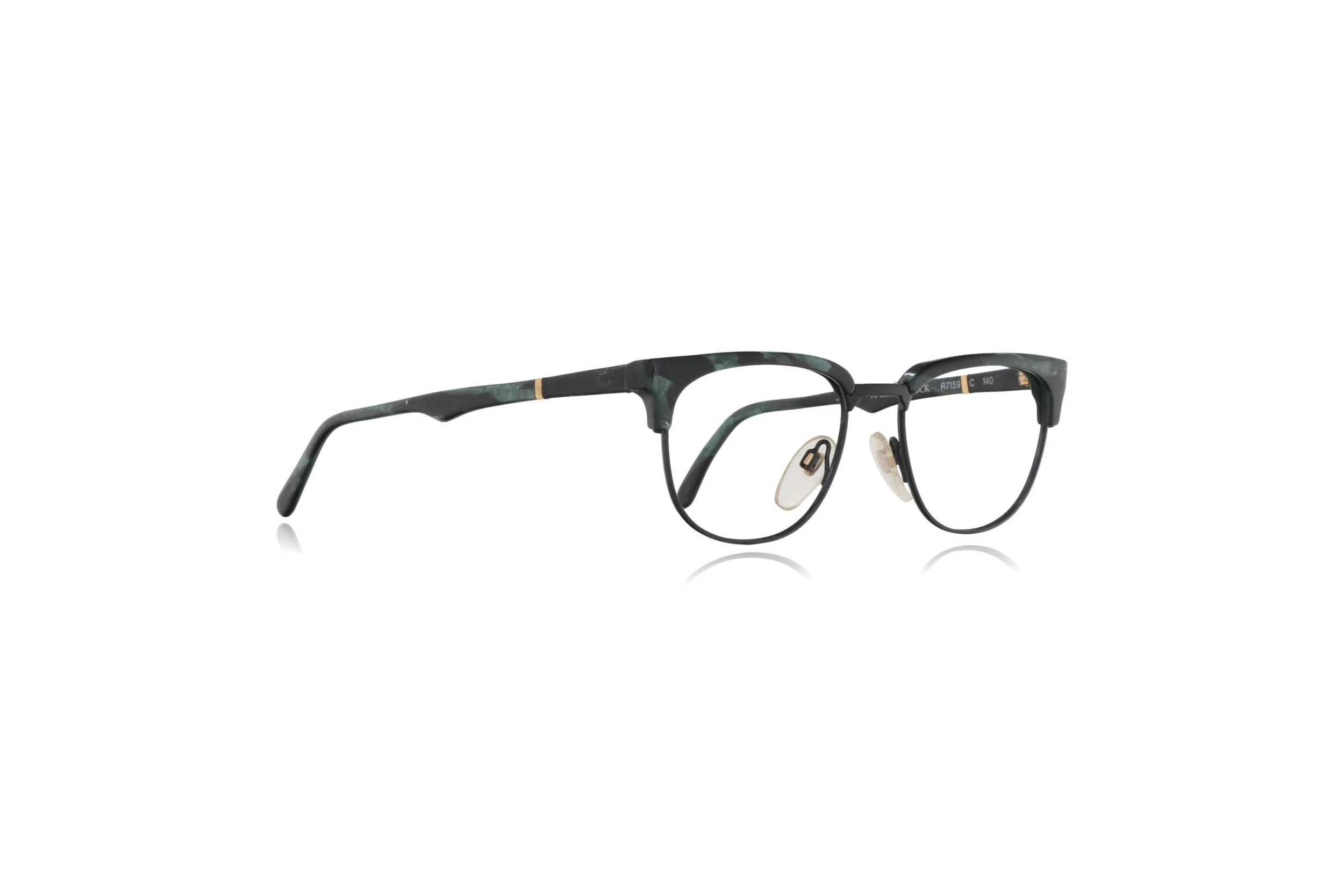 peep eyewear, 80s 90s vintage Rodenstock R7159 green glasses