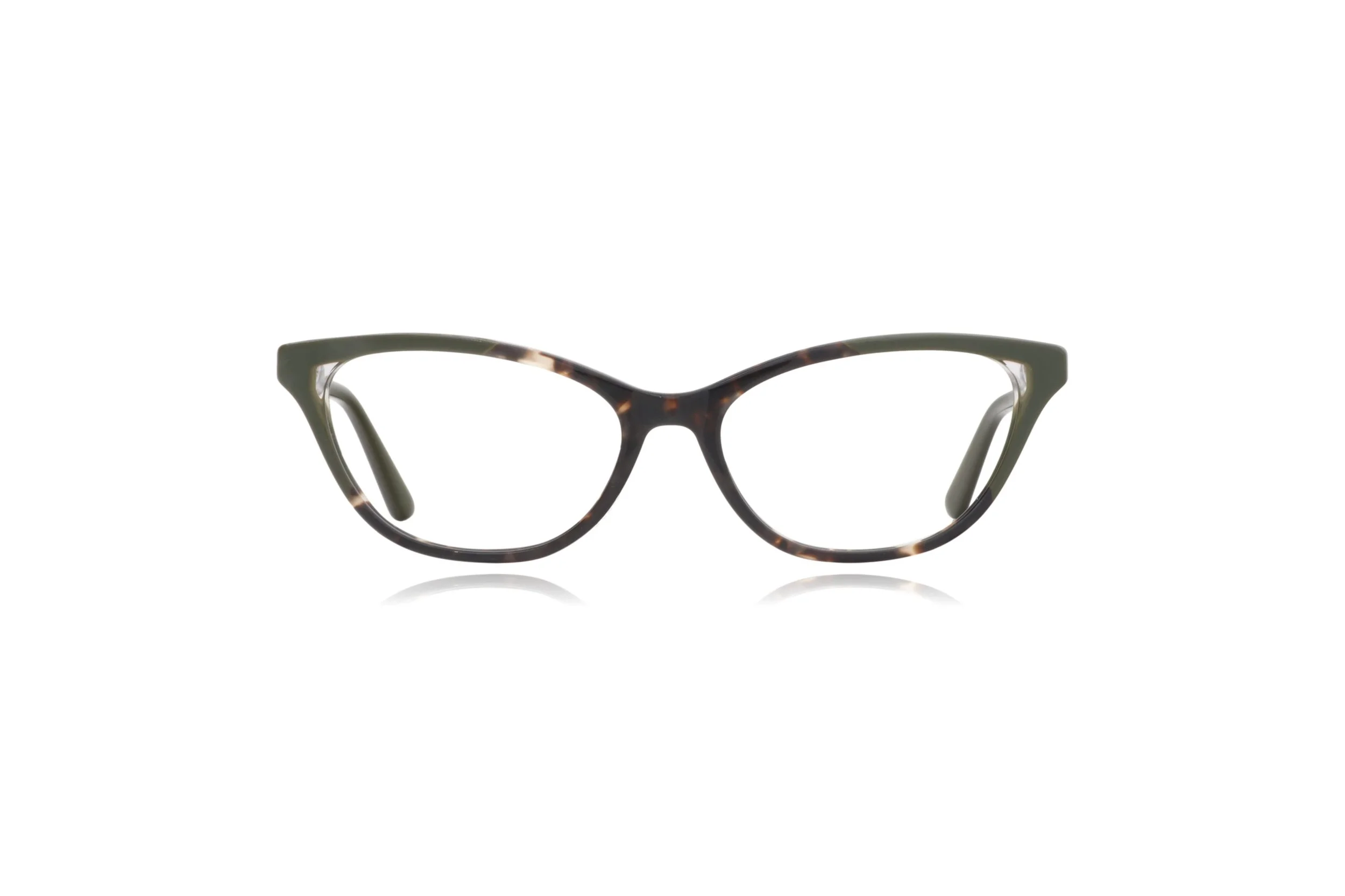 peep eyewear, secondhand green cateye glasses
