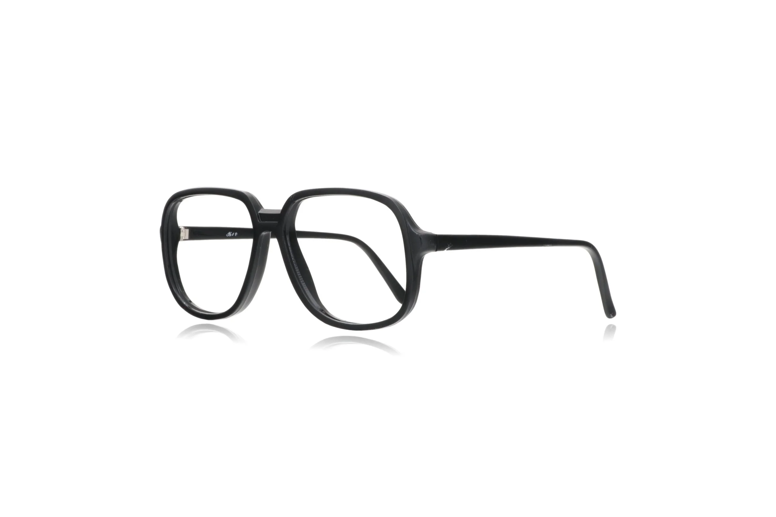 peep eyewear, vintage 70s square glasses black