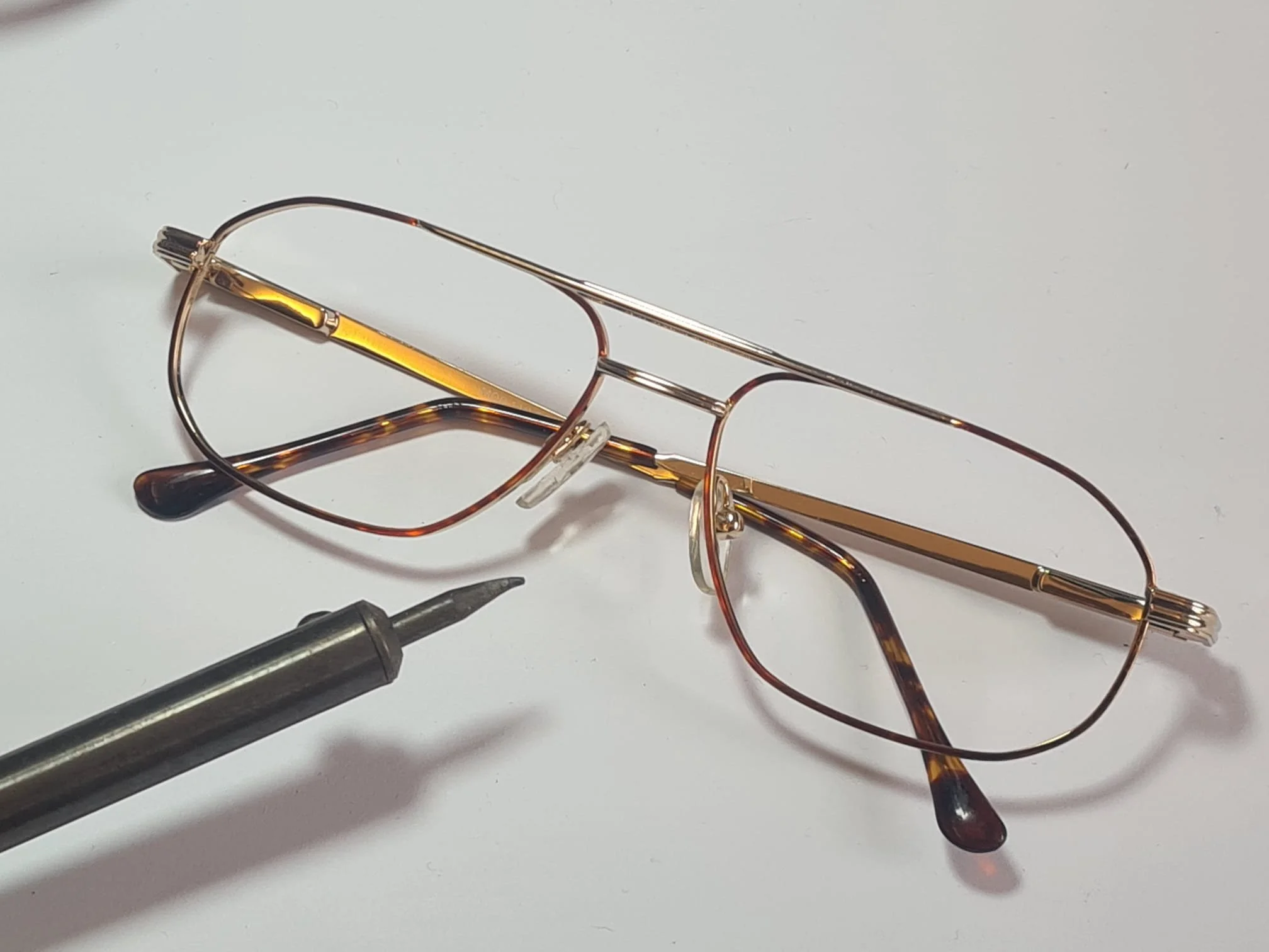 Solder Repair for Metal & Titanium Glasses