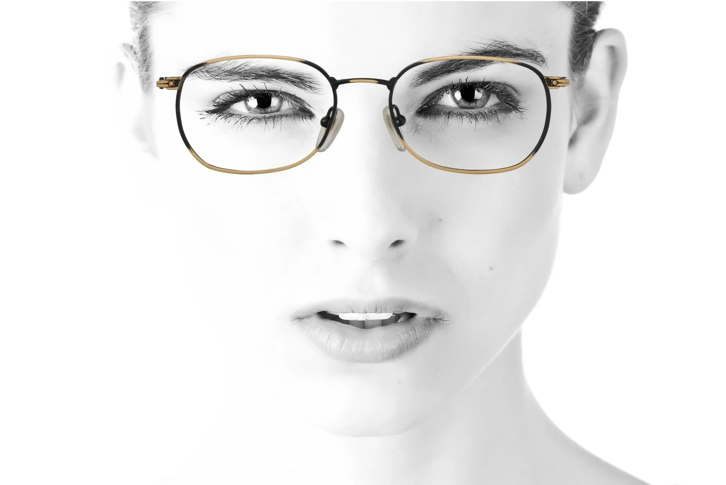 peep eyewear, vintage antique gold and black metal Pennine glasses (1).jpg
