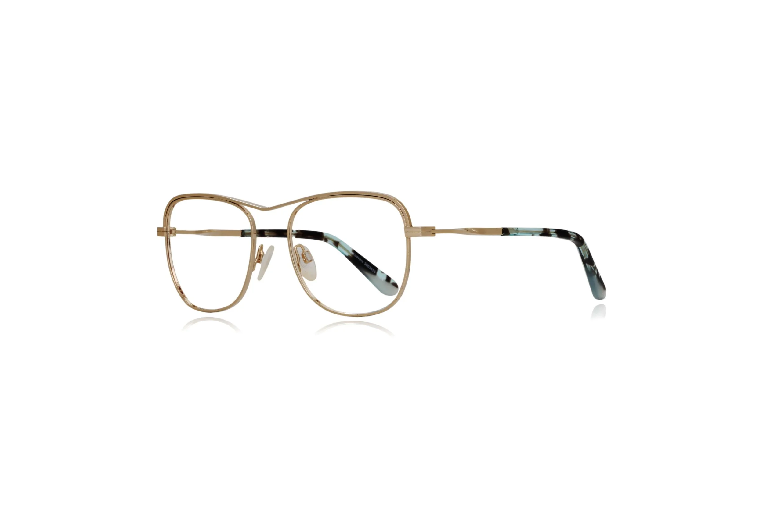 peep eyewear, sustainable Sofia gold metal glasses (3).jpeg