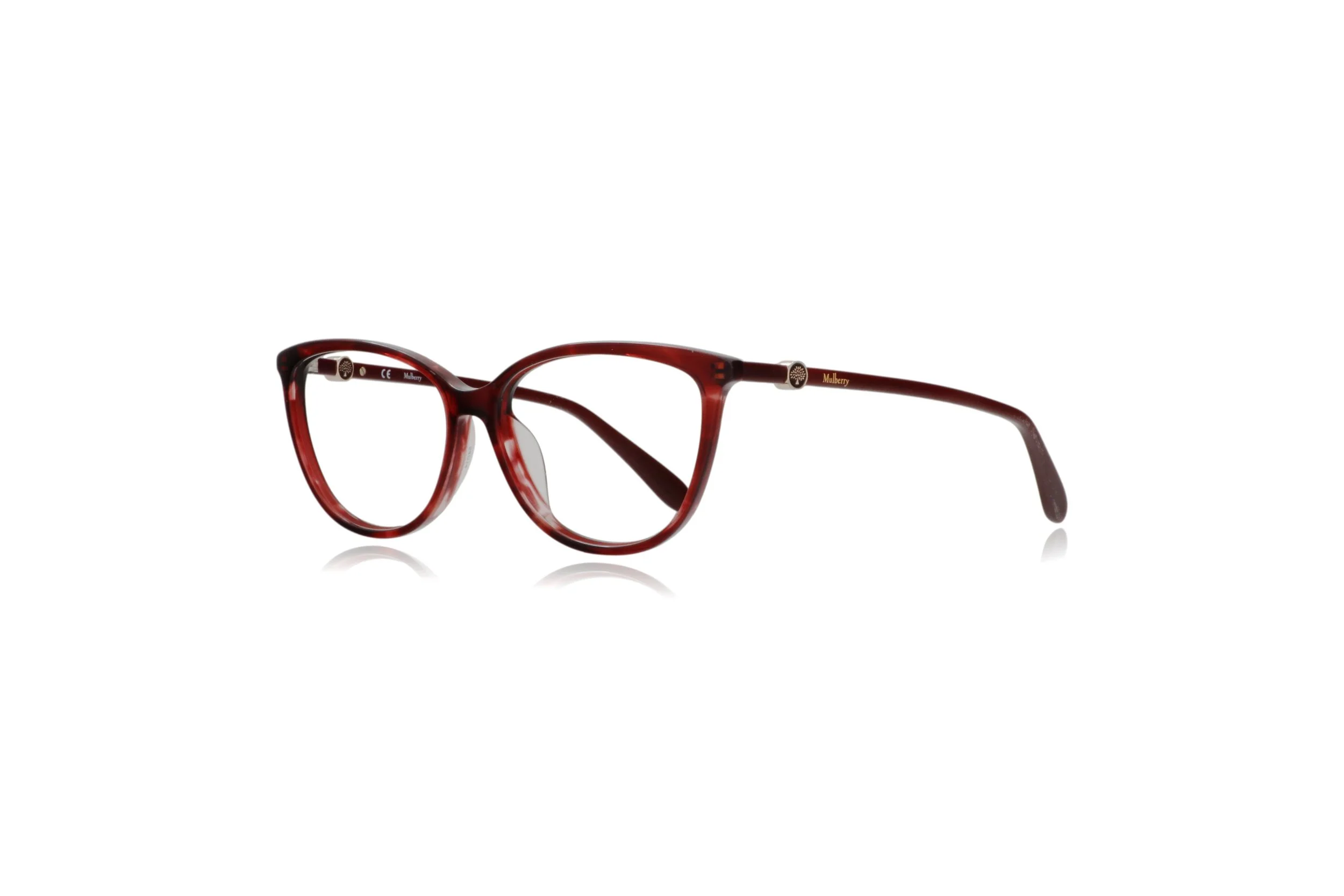 peep eyewear, Mulberry VML019 burgundy glasses