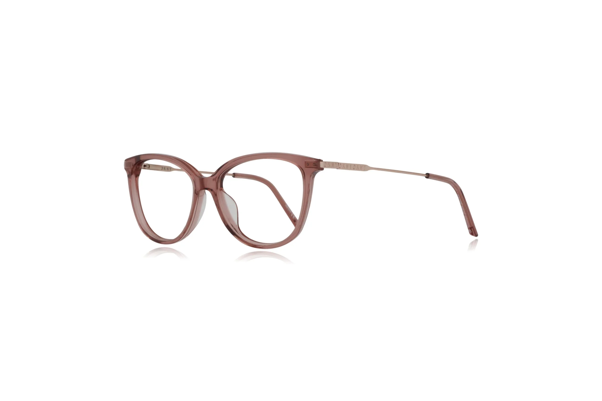 peep eyewear, pink crystal designer DKNY translucent glasses (3).jpeg