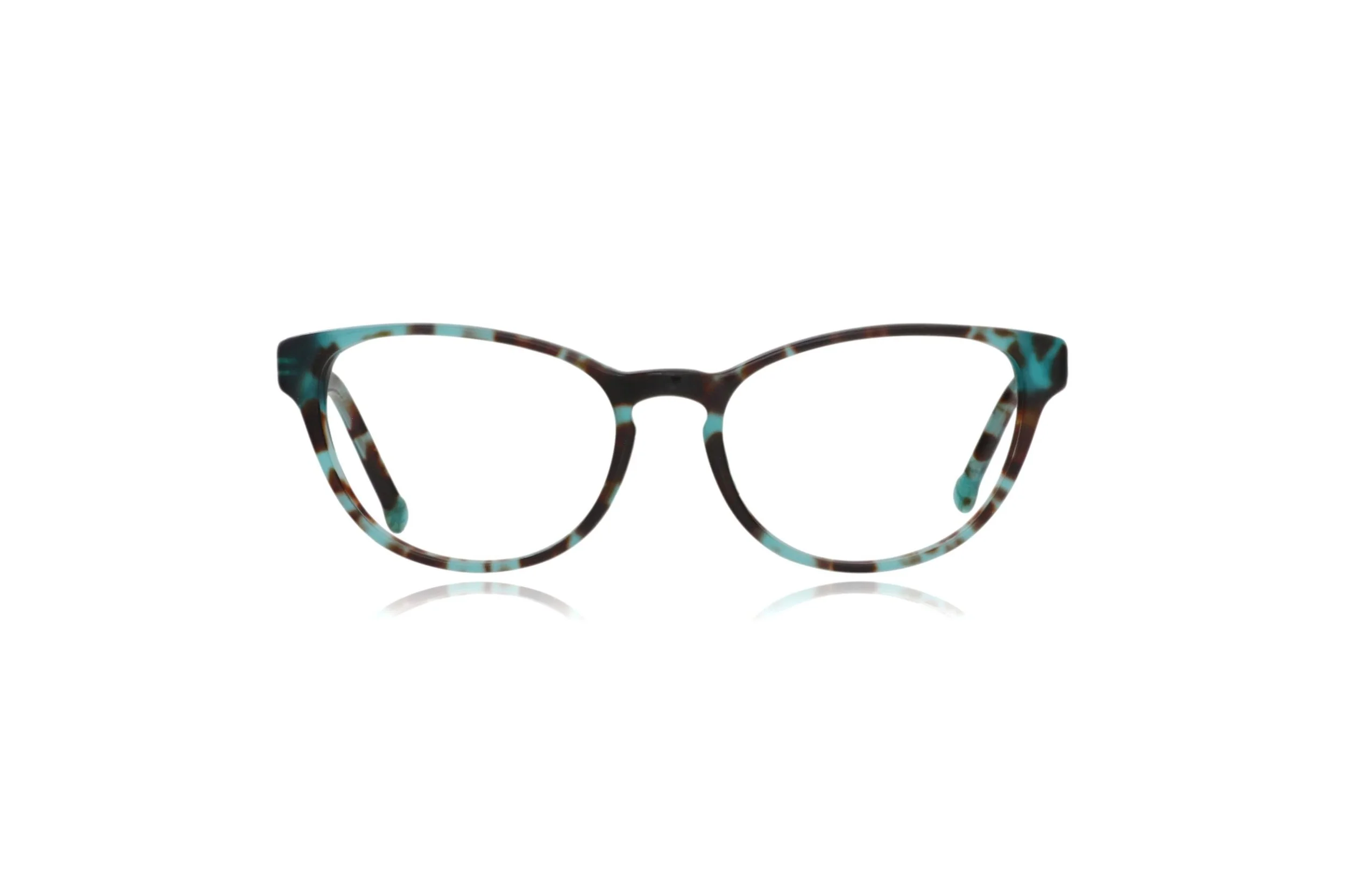 peep eyewear, Red or Dead turquoise blue glasses