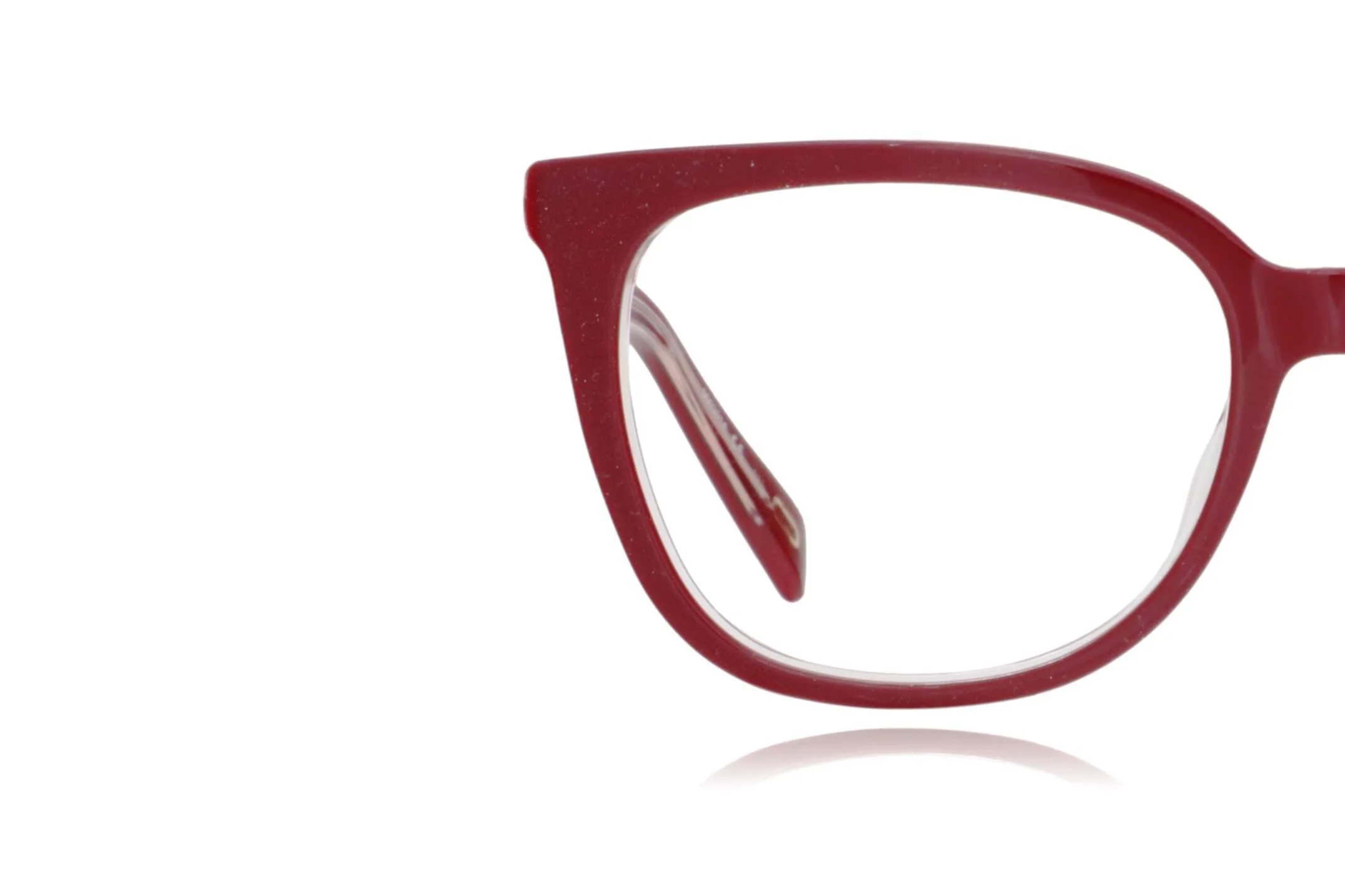 Designer Marc Jacobs 13 red burgundy preloved glasses — Peep Eyewear