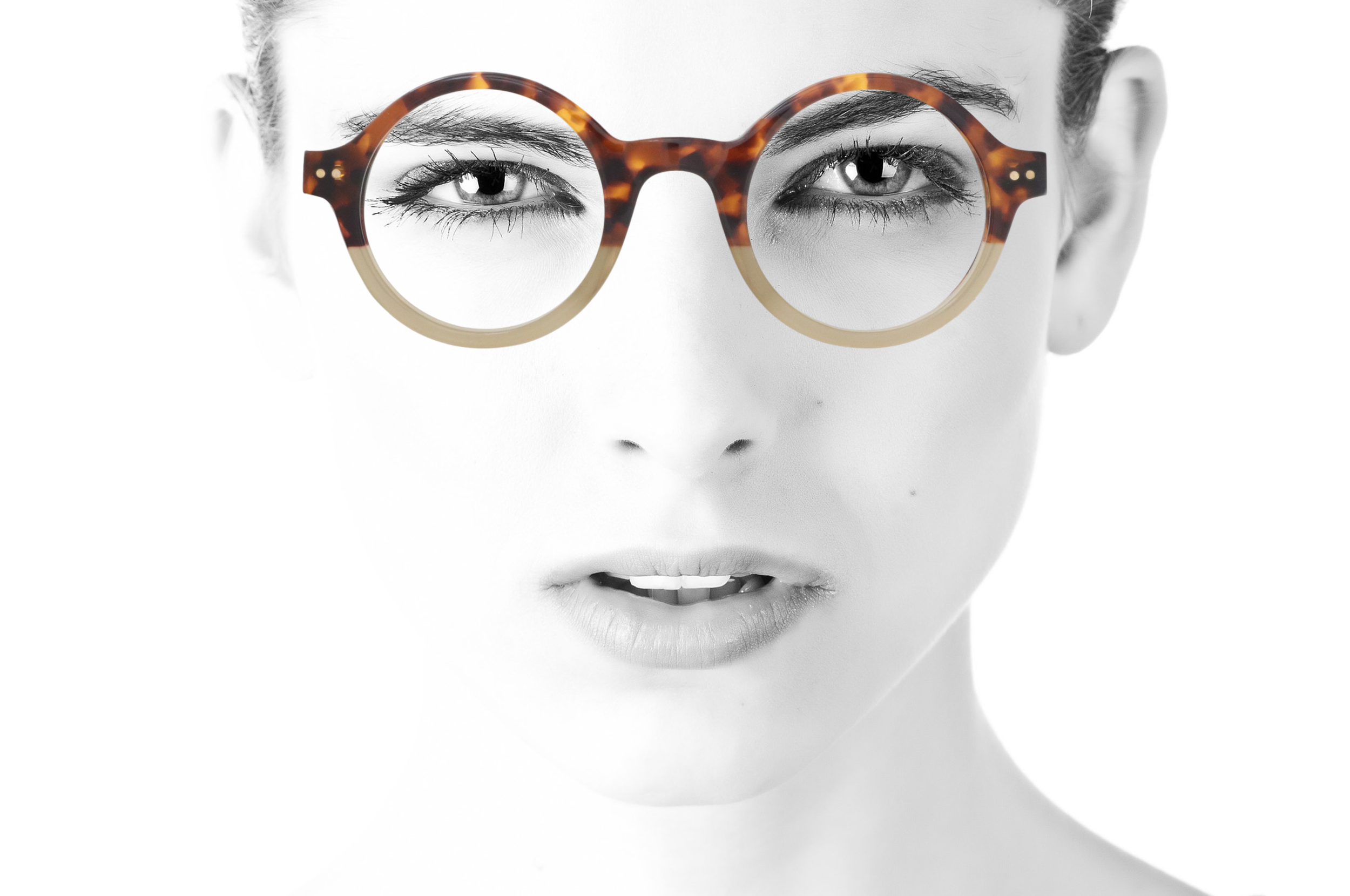Retro round vintage style Orla Kiely 06 glasses — Peep Eyewear