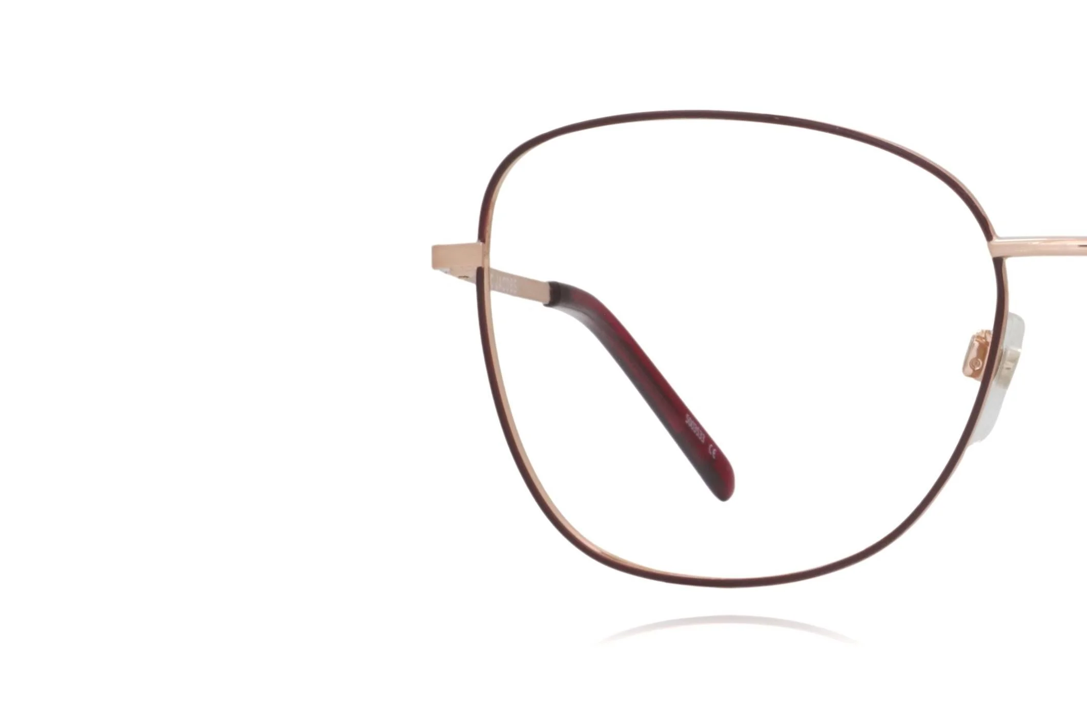 peep eyewear, designer Marc Jacobs 23 burgundy glasses
