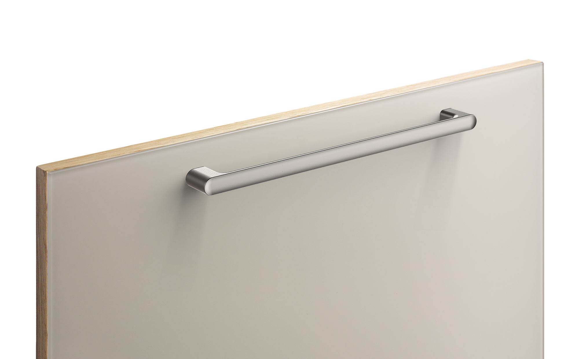 Griffleiste soft, silber matt