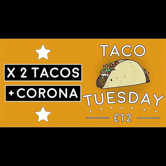 It's Taco Tuesday tomorrow! Come down and have some fun and good food!