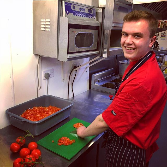 Our lovely chefs are working hard prepping for a busy Friday night! #amigos #mexican #amigosbury #burystedmunds #chef