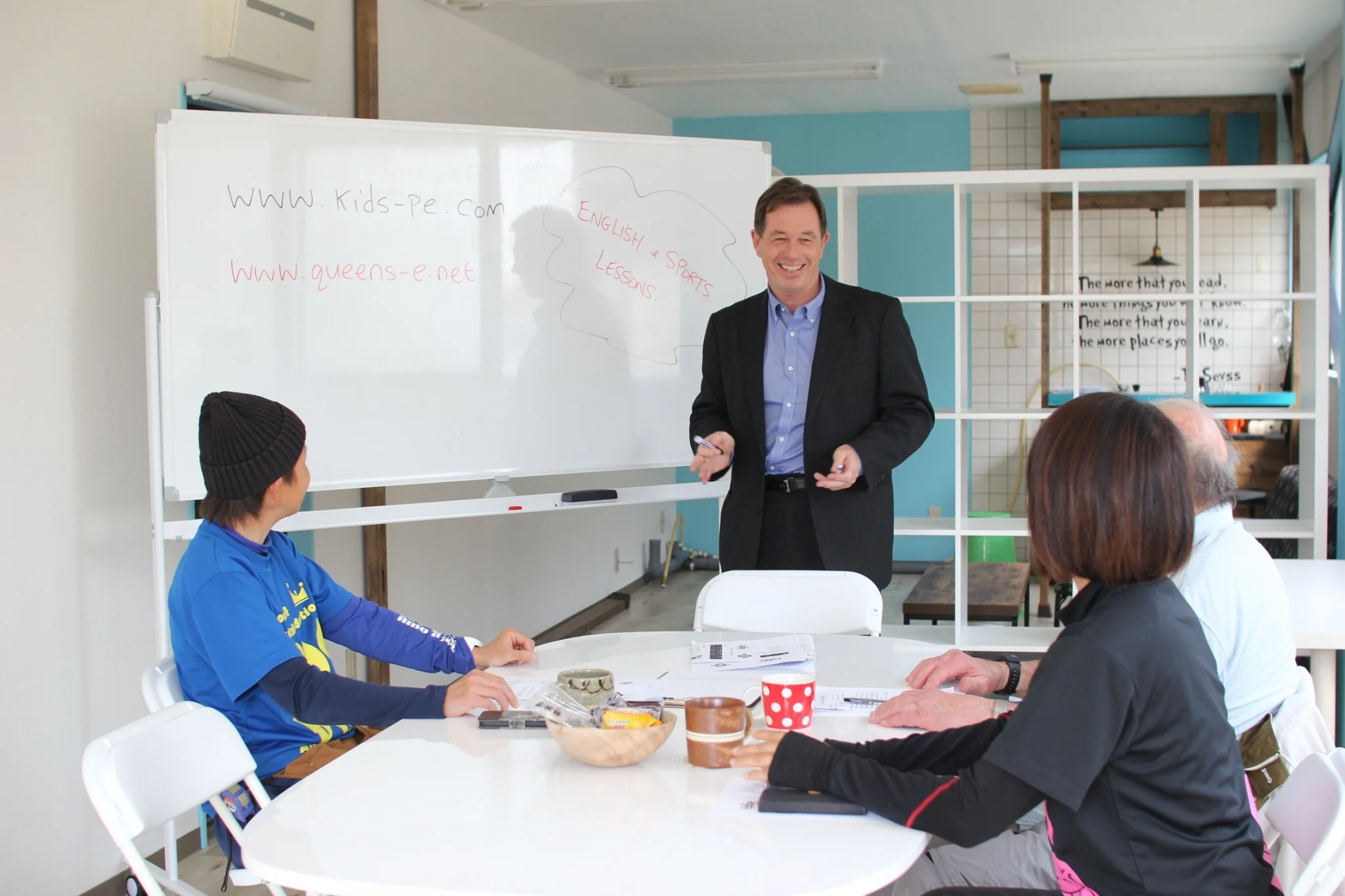 "Coffee & Chat" every TUESDAY 1pm in "new" Suzuka School 