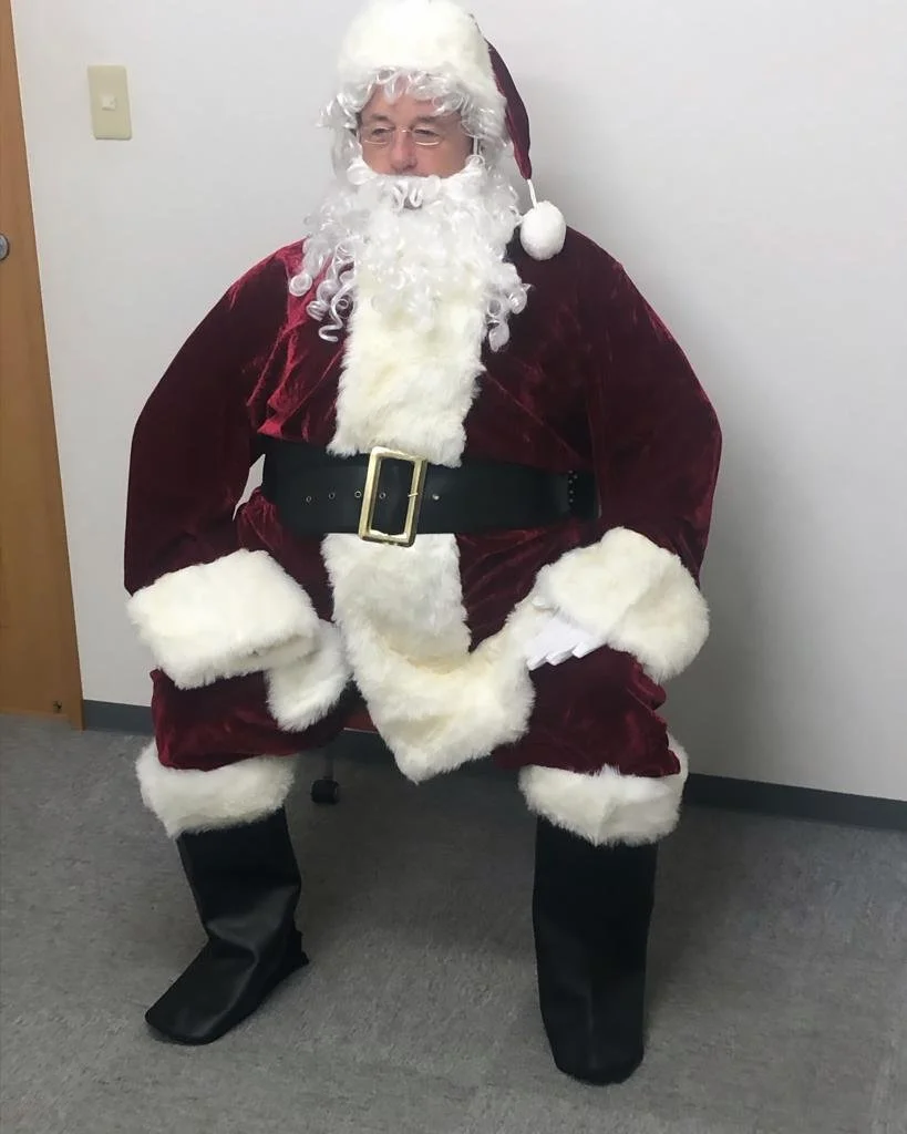 Santa is at Queens English School