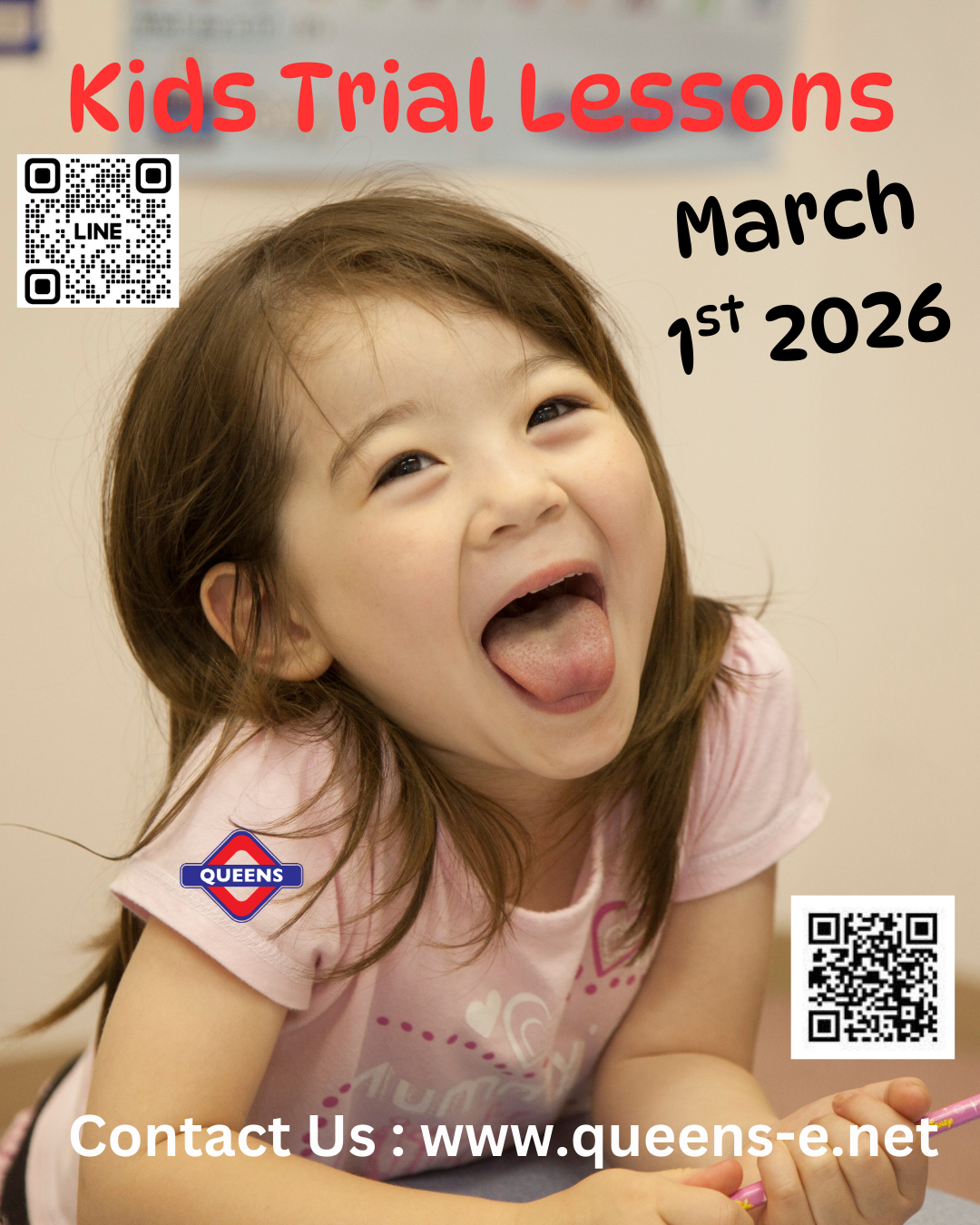 KIDS TRIAL LESSONS : MARCH 1st 2026 - contact us !