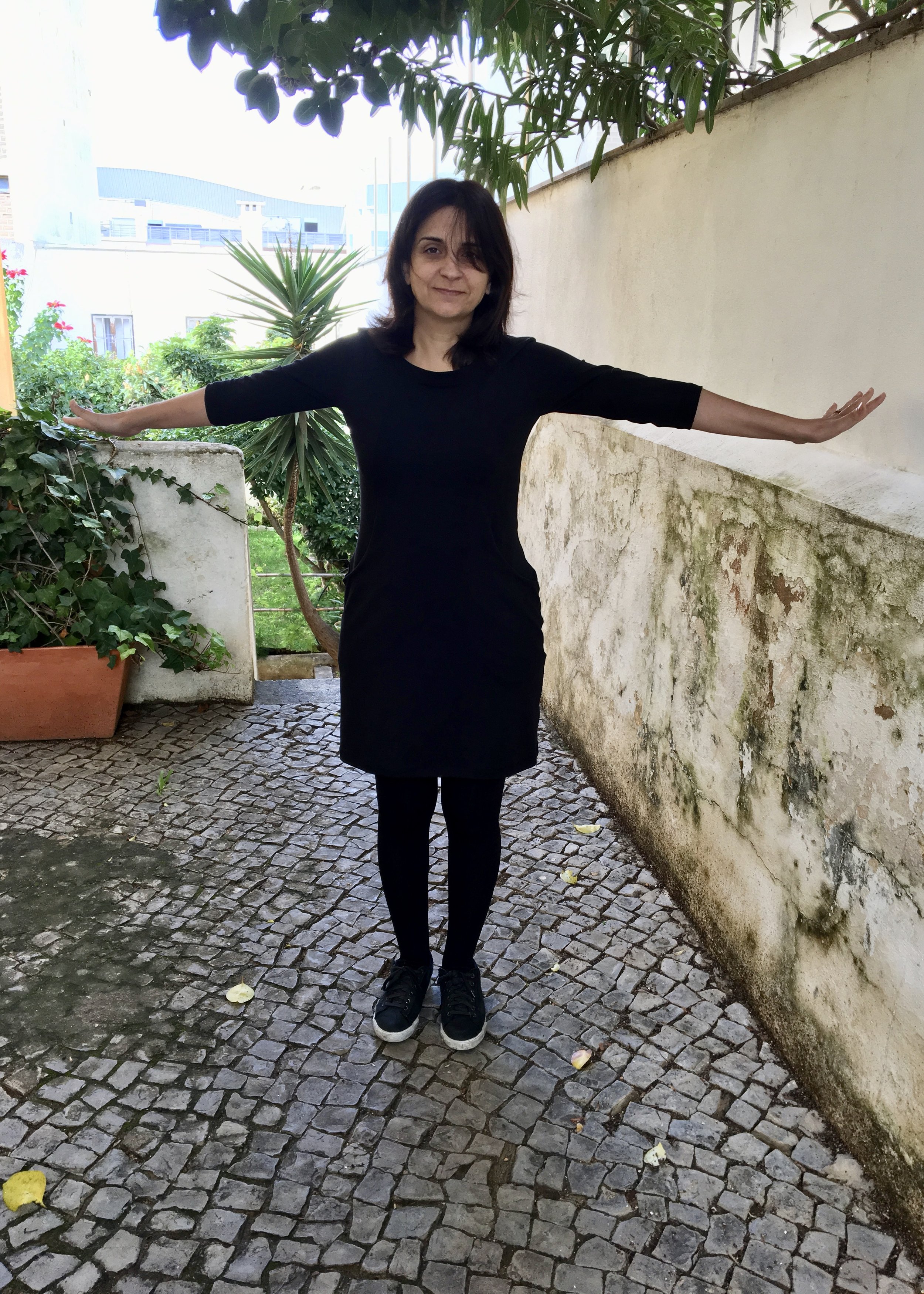 Yep, not easy to photograph black dresses...