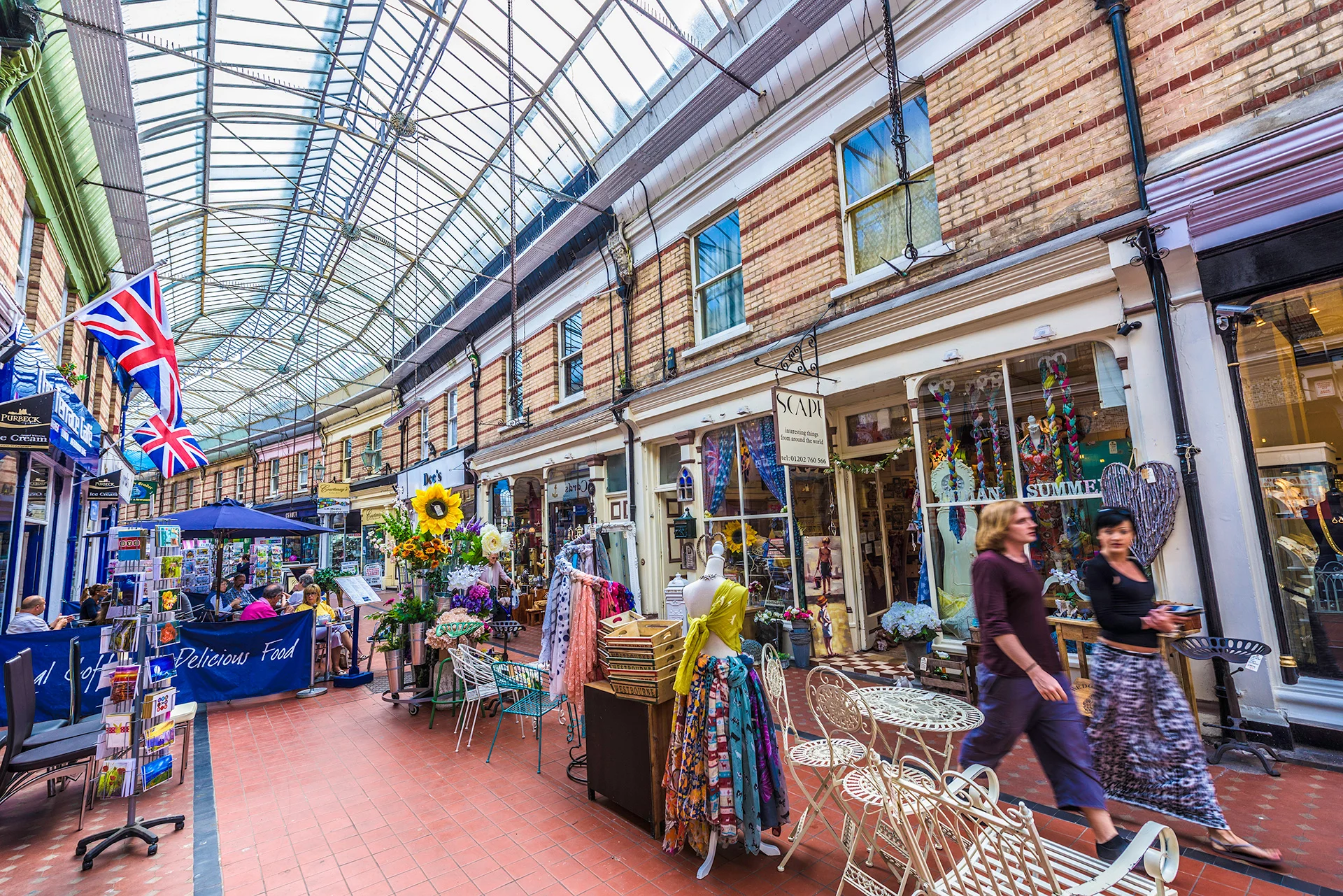  An eclectic mix of shops and cafés