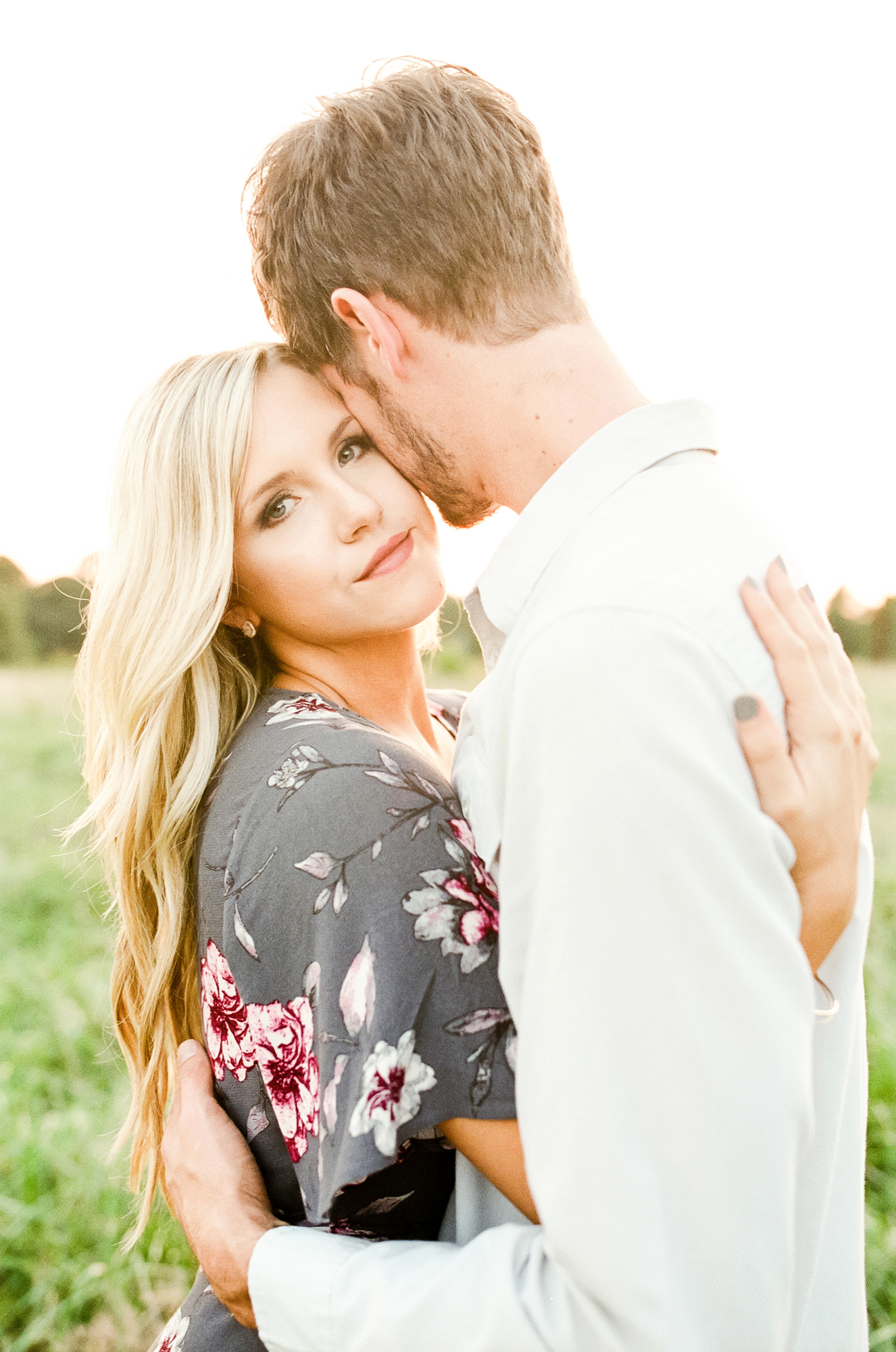 lifestyle-family-photographer-field-sunset-raleigh-holly-springs
