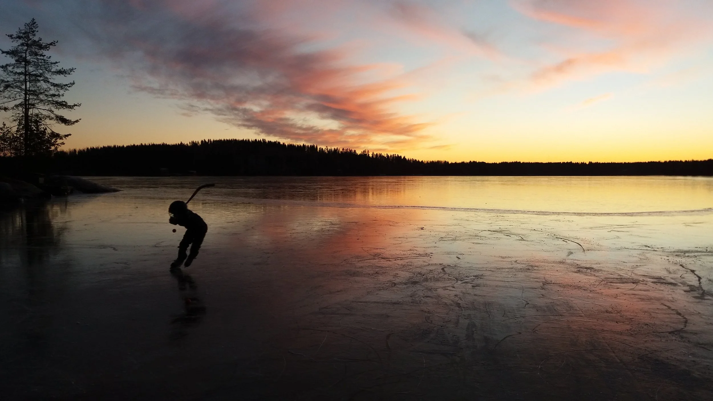 Näsijärvi, joulukuu 2016. Kuva: Lina Laurent.