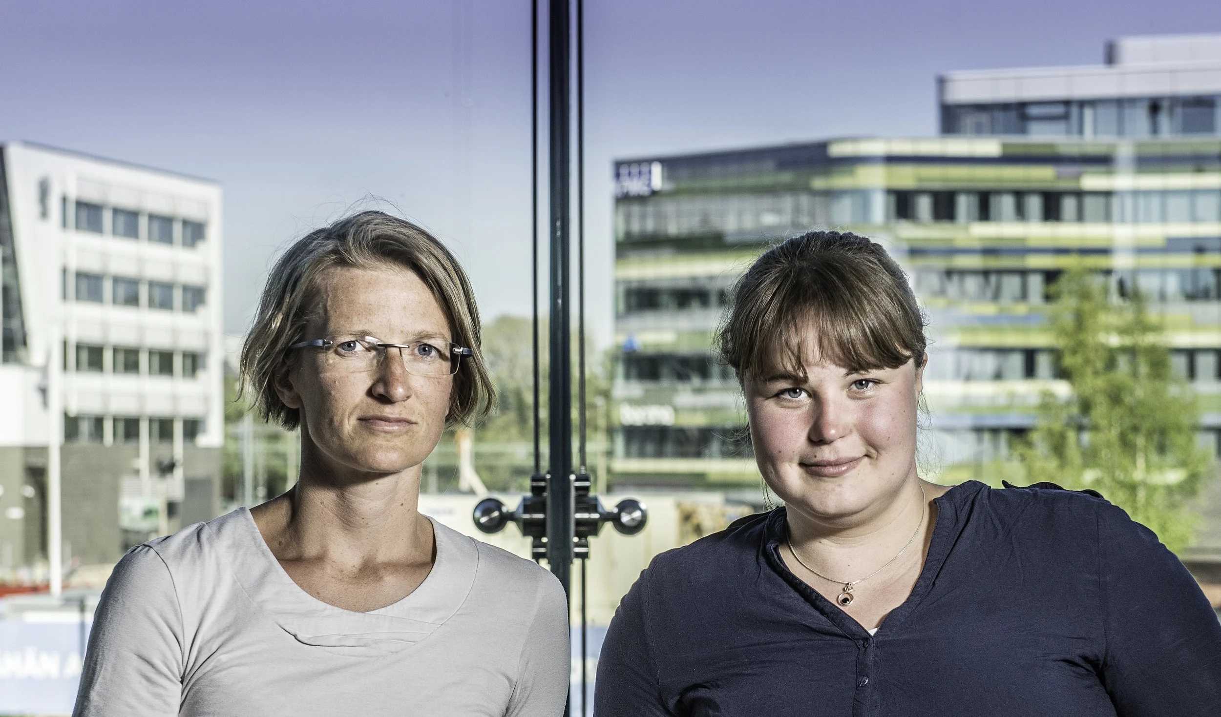År 2016 bestod Grävgruppens kärntrupp av Lina Laurent och Annica Lindström, vilka också kunde beställas för föreläsningar. Foto: Karl Vilhjálmsson, 2016.
