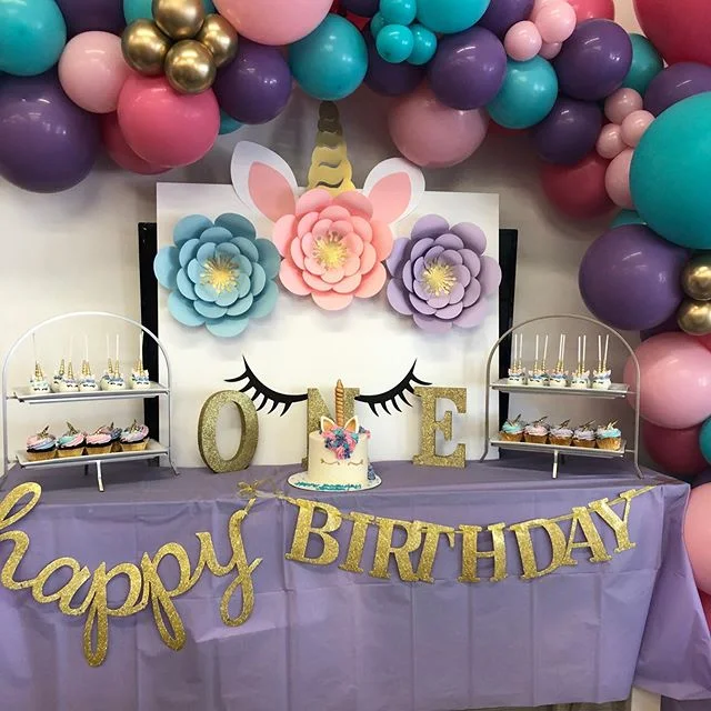 We had a fun-filled magical Unicorn 🦄 themed party for Spencer’s 1st birthday! Thanks for celebrating with us at The Kids Play Co.
