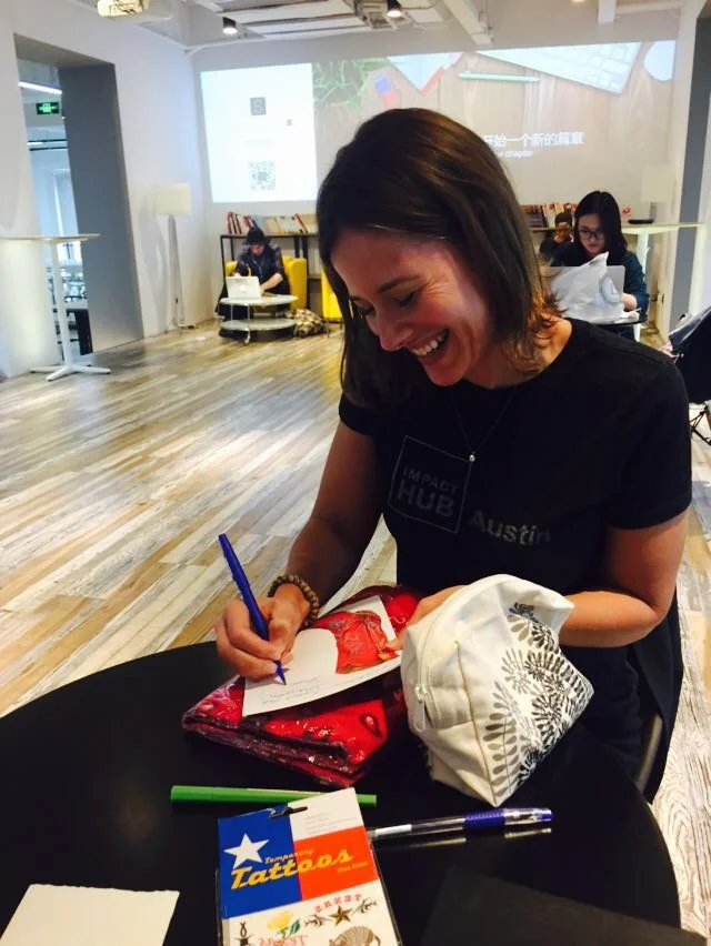 Sharing Austin's Raven & Lily with Impact Hub Shanghai