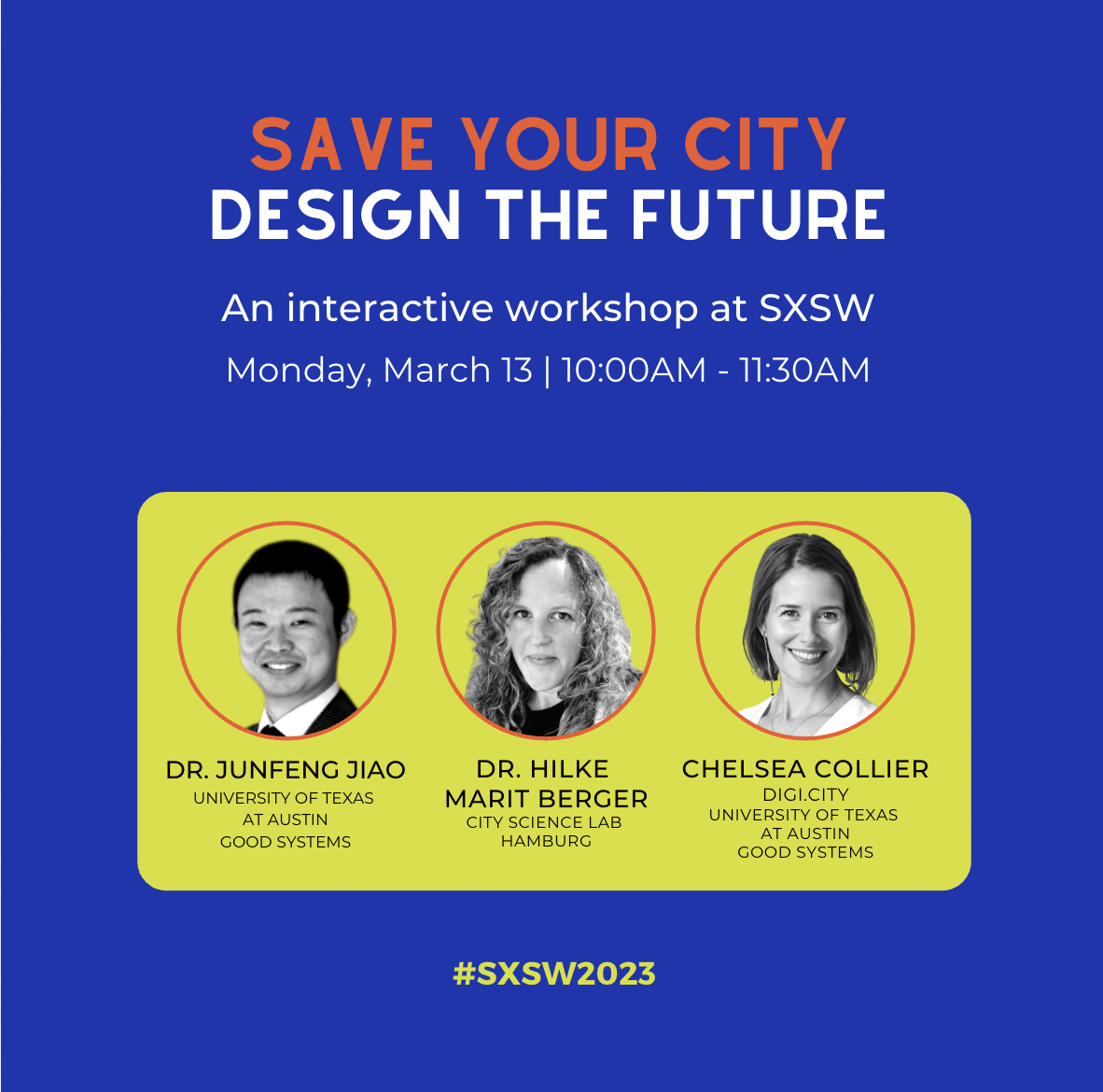 SXSW Workshop: Save Your City: Design the Future