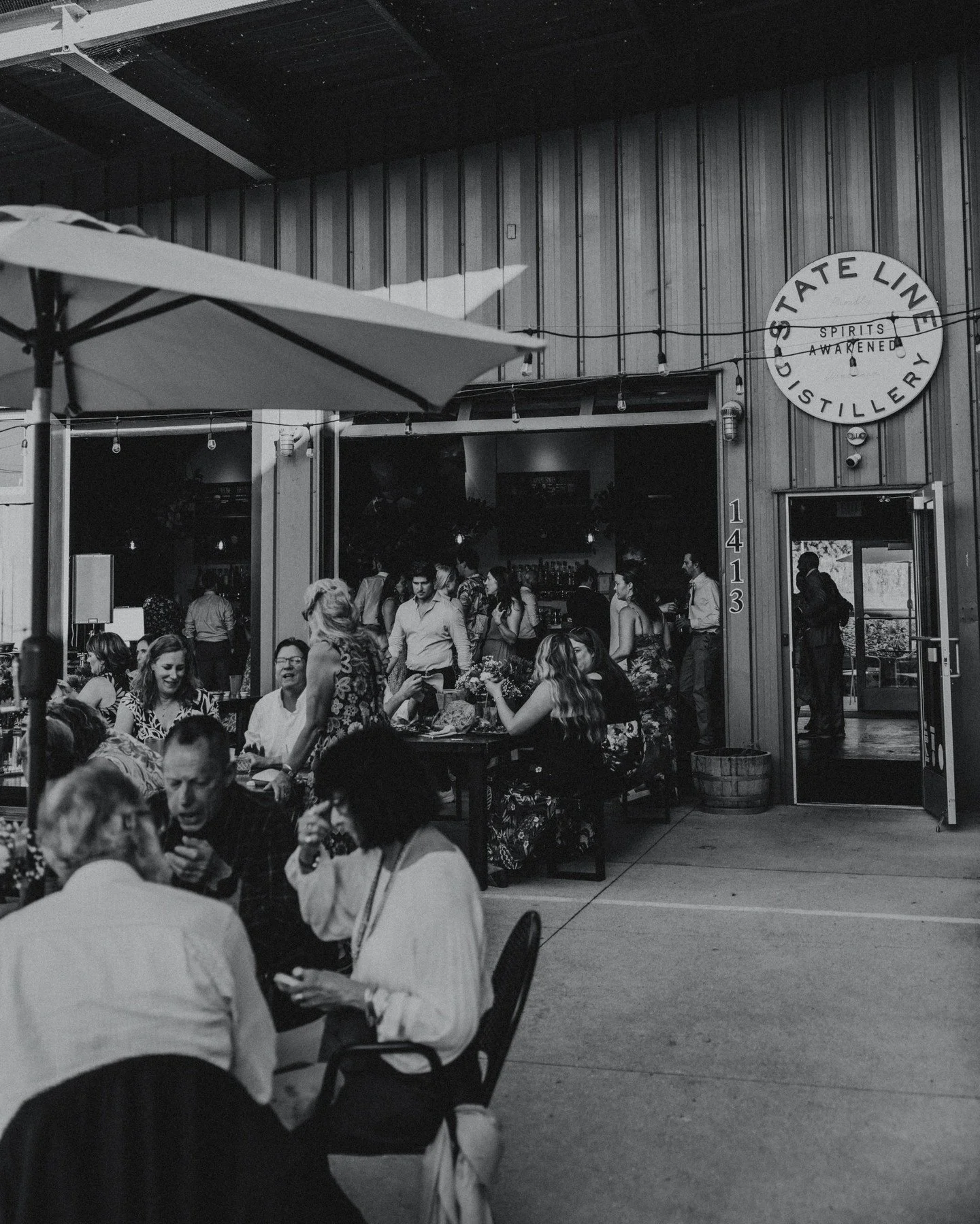 Think out of the box with your wedding reception venues, like Hanna + Kait did with State Line Distillery. This was a beautiful location, both indoors and on the patio, for a small to moderately sized guest list, and photographed beautifully!
.
.
.
.