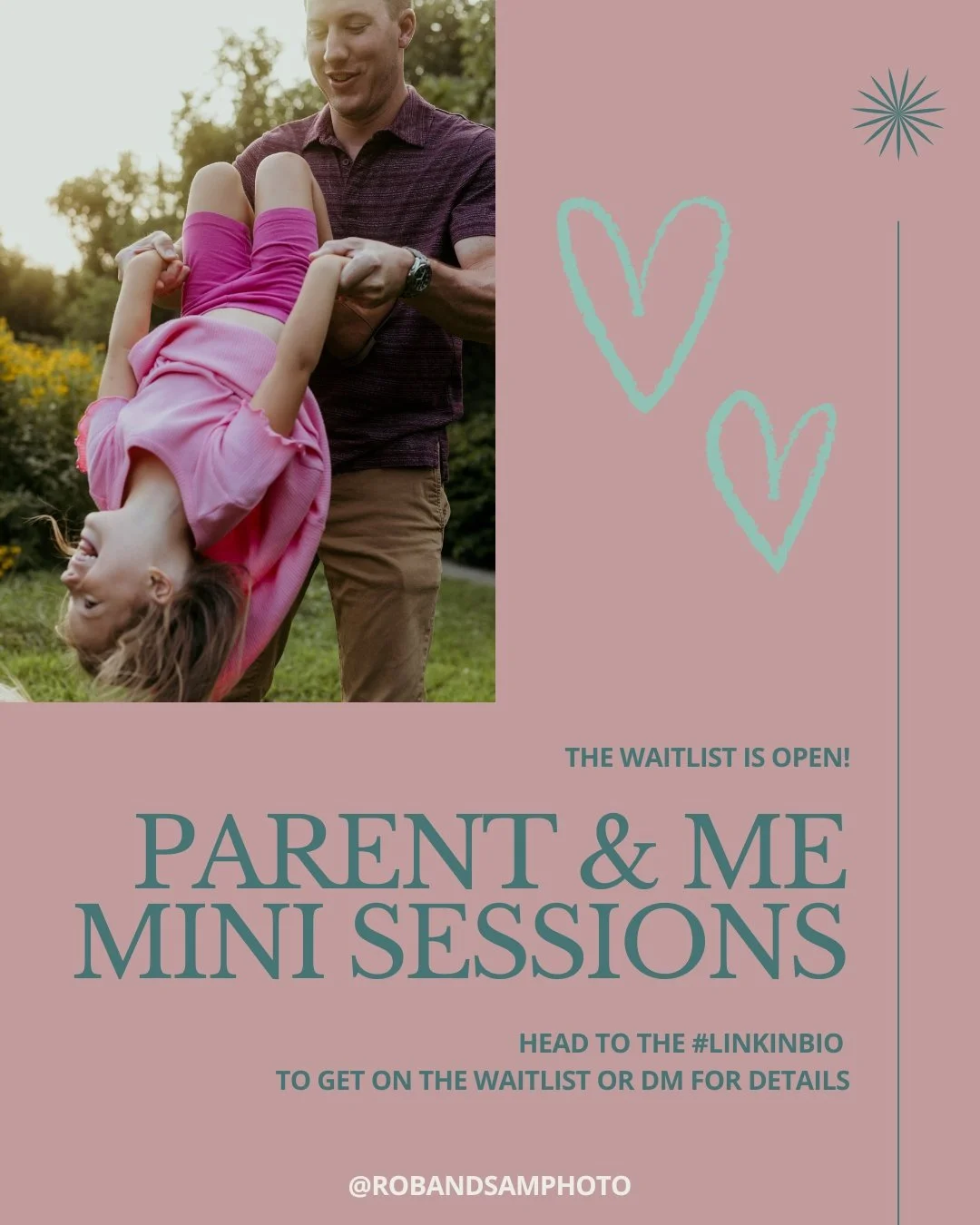 𝗜𝗻𝘁𝗲𝗿𝗲𝘀𝘁𝗲𝗱 𝗶𝗻 𝗮 𝗣𝗮𝗿𝗲𝗻𝘁 &amp; 𝗠𝗲 𝗠𝗶𝗻𝗶-𝗦𝗲𝘀𝘀𝗶𝗼𝗻 𝗳𝗼𝗿 𝘆𝗼𝘂 𝗮𝗻𝗱 𝘆𝗼𝘂𝗿 𝗸𝗶𝗱𝗱𝗼𝘀?
Head to the #linkinbio to get on the waitlist!