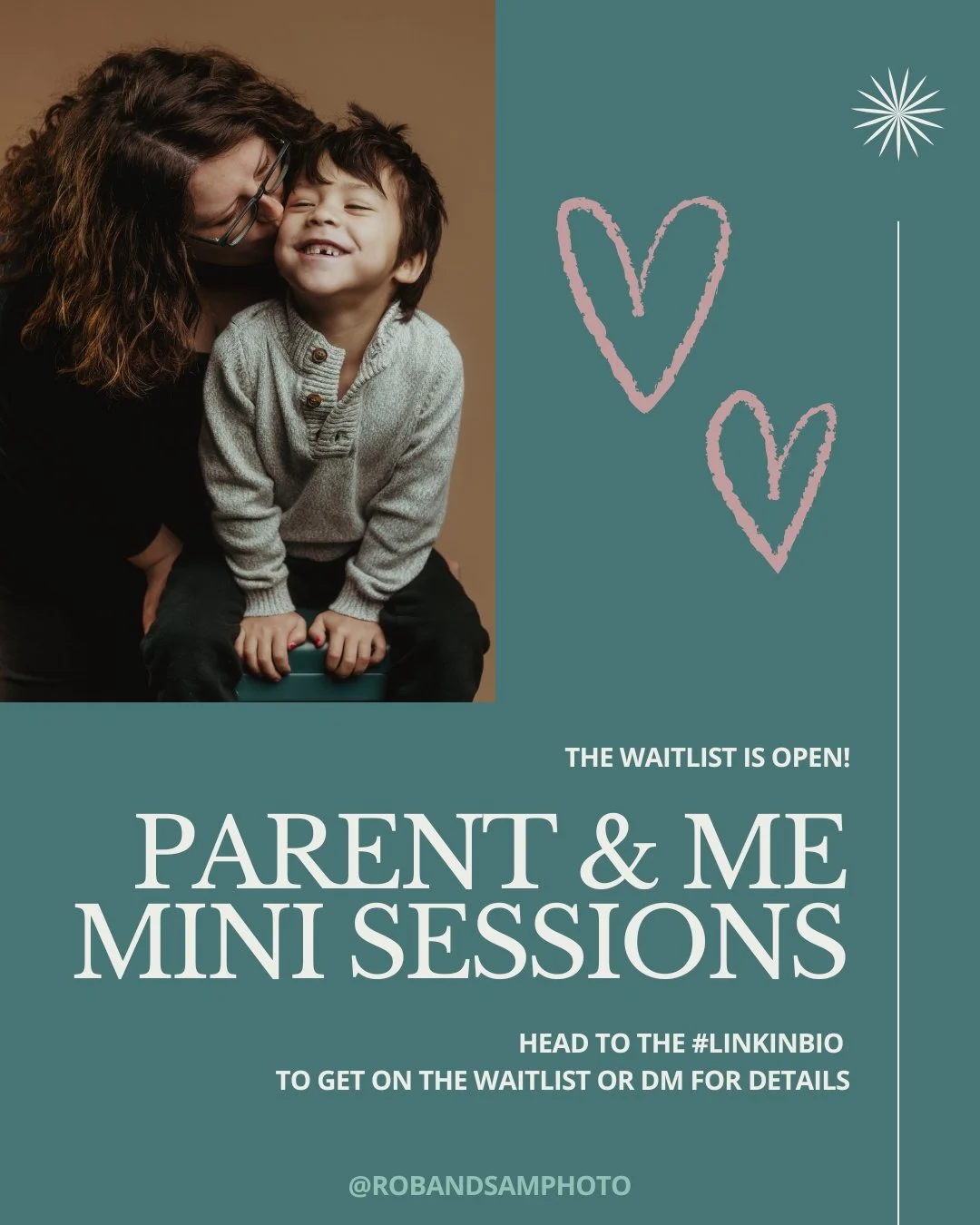 𝗜𝗻𝘁𝗲𝗿𝗲𝘀𝘁𝗲𝗱 𝗶𝗻 𝗮 𝗣𝗮𝗿𝗲𝗻𝘁 &amp; 𝗠𝗲 𝗠𝗶𝗻𝗶-𝗦𝗲𝘀𝘀𝗶𝗼𝗻 𝗳𝗼𝗿 𝘆𝗼𝘂 𝗮𝗻𝗱 𝘆𝗼𝘂𝗿 𝗸𝗶𝗱𝗱𝗼𝘀?
Head to the #linkinbio to get on the waitlist!