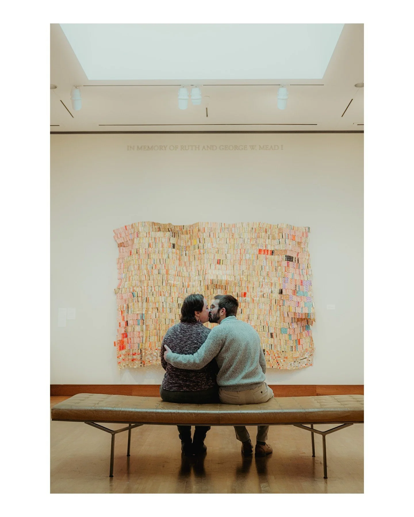 Finding awesome engagement locations in Winter can be hard, but Lena + Andrew decided to have their engagement portraits at the Chazen Art Musuem, and I could not love the setting more! Check out more of their engagement photos by heading to the #lin