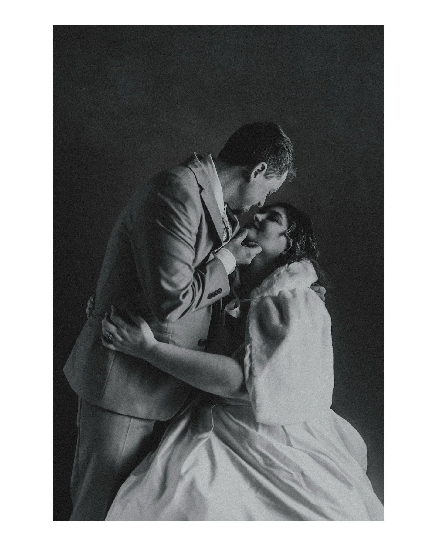 If you need a rainy day wedding plan for the couples portraits on your wedding day, we can always hit up our gorgeous and accessible studio space on Madison's East Side! The weather is always perfect there, and we've got tons of beautiful sets and ba