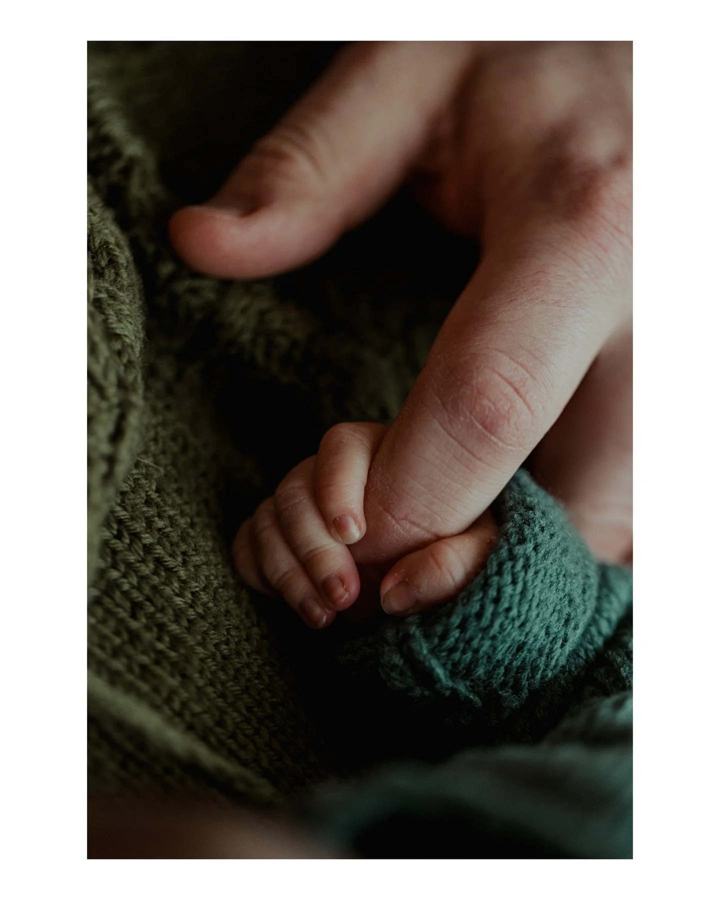 This detail of newborn baby Iris holding her mom Cara's finger is so precious my heart can barely stand it. These are the details you want to remember when your kiddo is taller than you (and trust me, that'll happen before you know it - my "baby