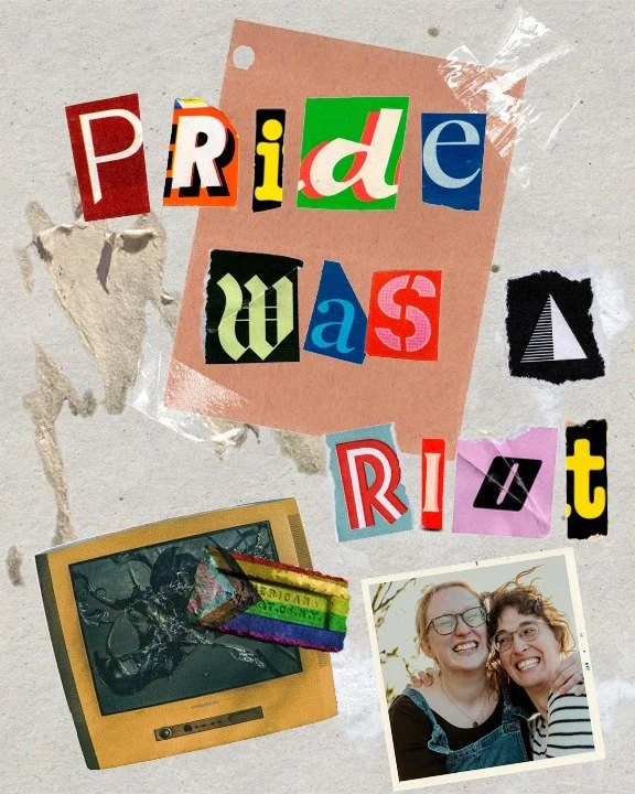 Happy Pride Month to all my Queer &amp; Trans friends, from your local Queer photog! 😘 Pride was a riot, so let's not forget our roots, and let's continue to make good trouble until ALL of our community is safe! 
.
.
.
.
.
[Image Description: A digi