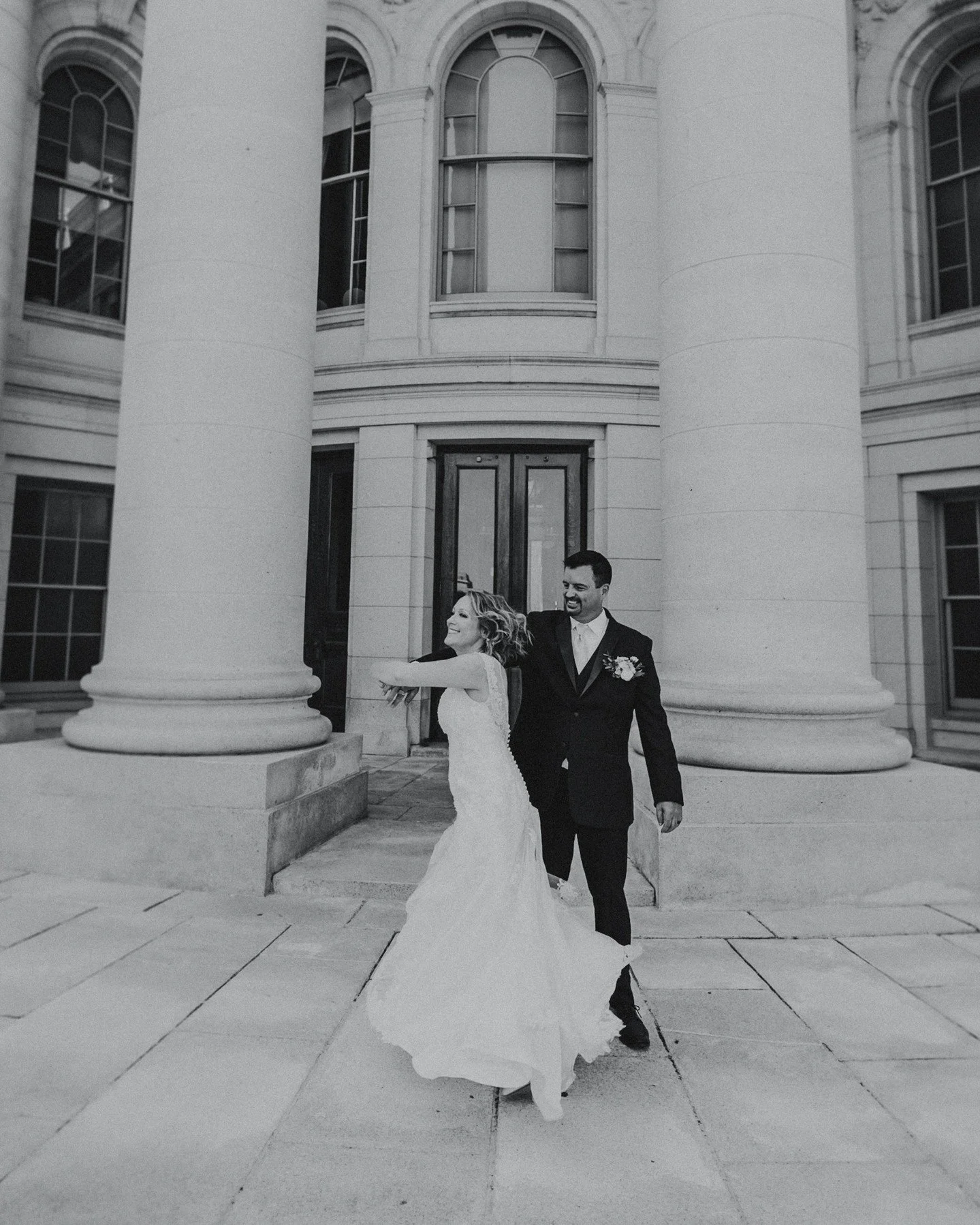 Happy Anniversary to Gloria + Jerry! 💖
.
.
.
.
.
𝗪𝗲𝗱𝗱𝗶𝗻𝗴 𝗩𝗲𝗻𝗱𝗼𝗿𝘀
Venue: @gracemadisonwi
Hair &amp; Makeup: Allure Artistry
Wedding Bands: Zales (Gloria) + @kayjewelers (Jerry)
Gown &amp; Tux:  @moments_to_cherish_bridals
Flowers: @melo