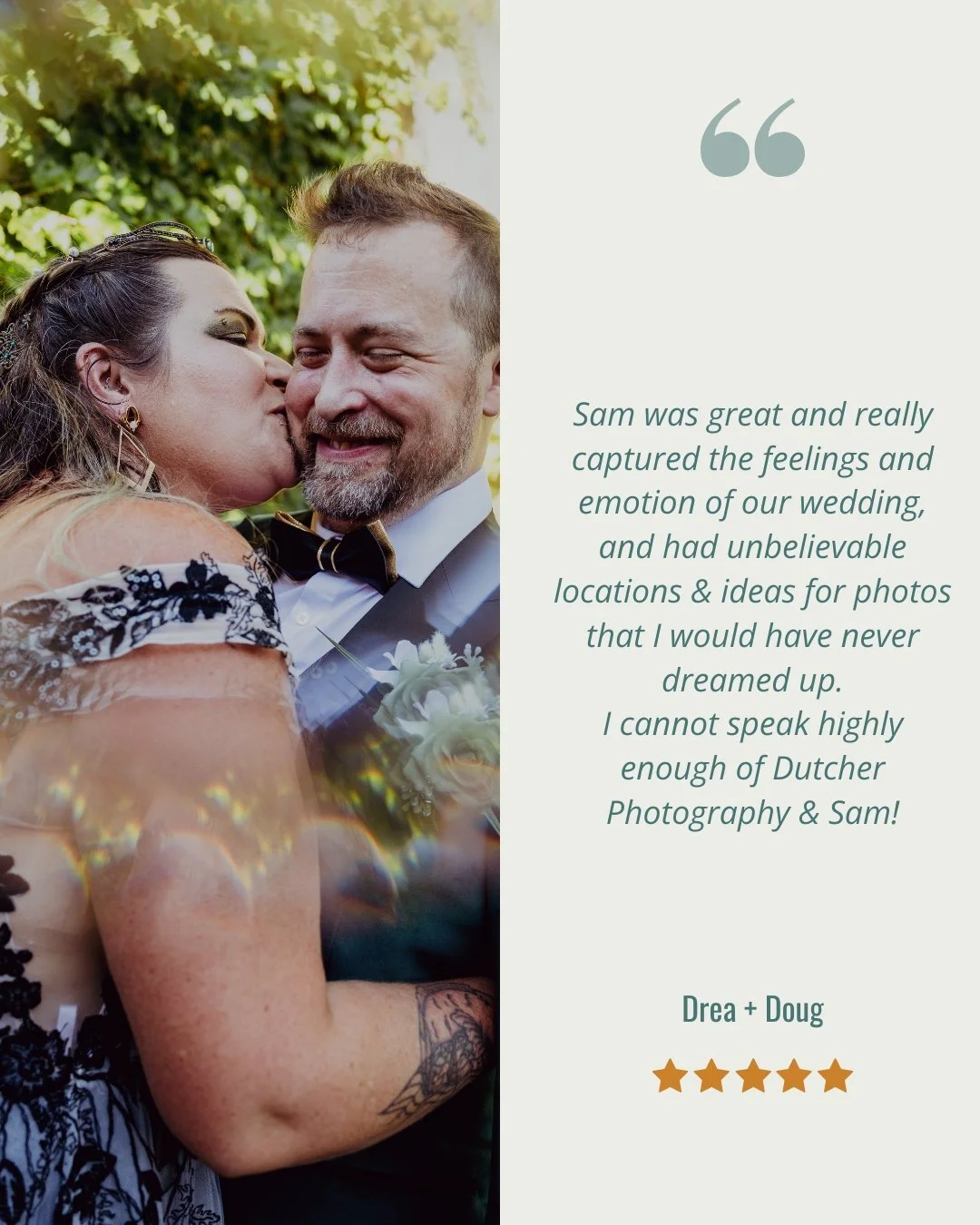 Moral of the story? If your photographer is like "Hey, let's all go to this weird alley I know for your wedding party photos!", listen to them 😘
.
.
.
.
.
. 
 - Camera Gear: 
 - Canon: @canonusa
[Image Description: An image of a white woma