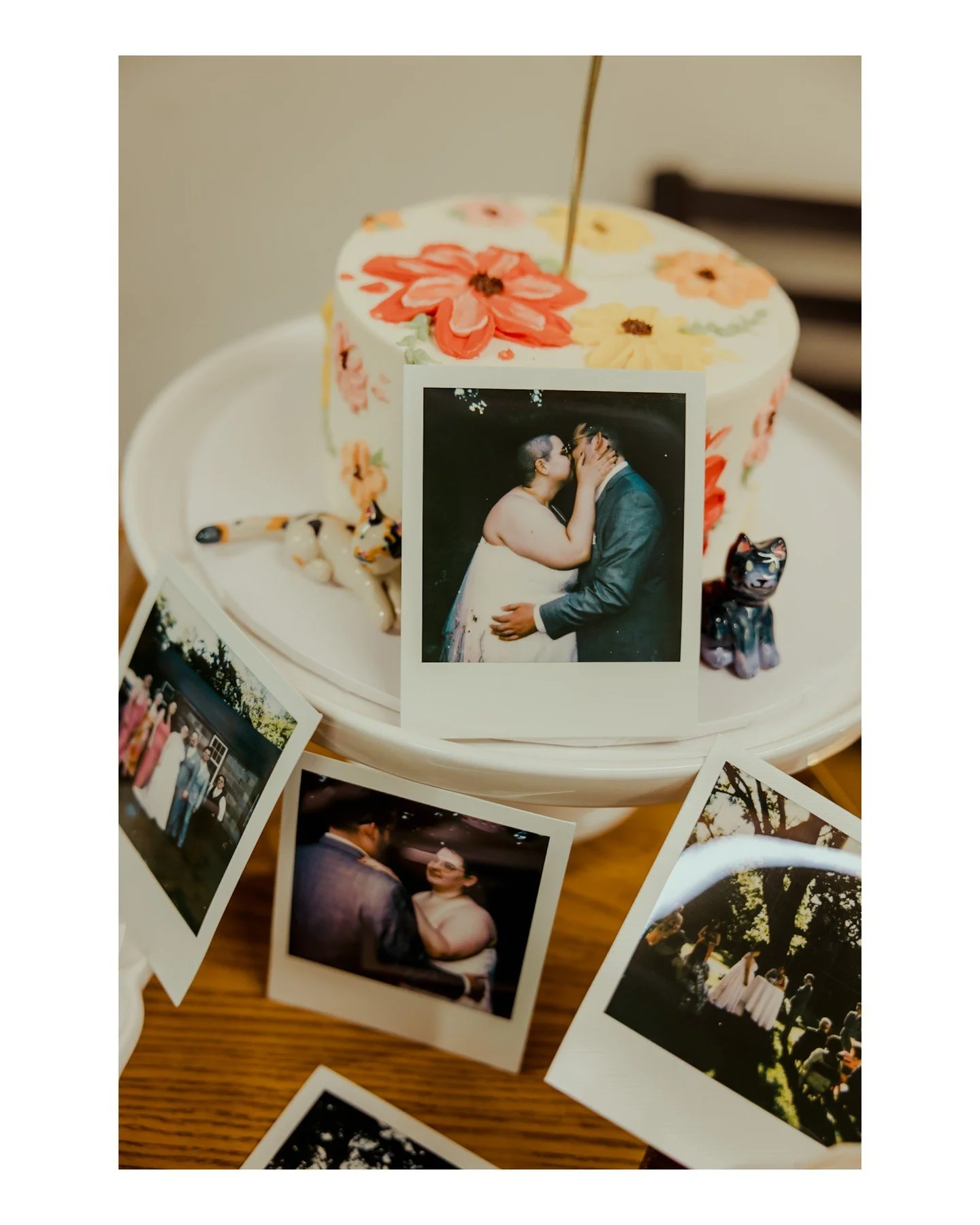 Couple: "Hey, we know it's a big ask, but would you be willing to take some photos with an older Polaroid camera we have at the wedding?"
Me (thinking my dreams have literally come true): "OMFG YES!" 
😍 I LOVE polaroids so much! 