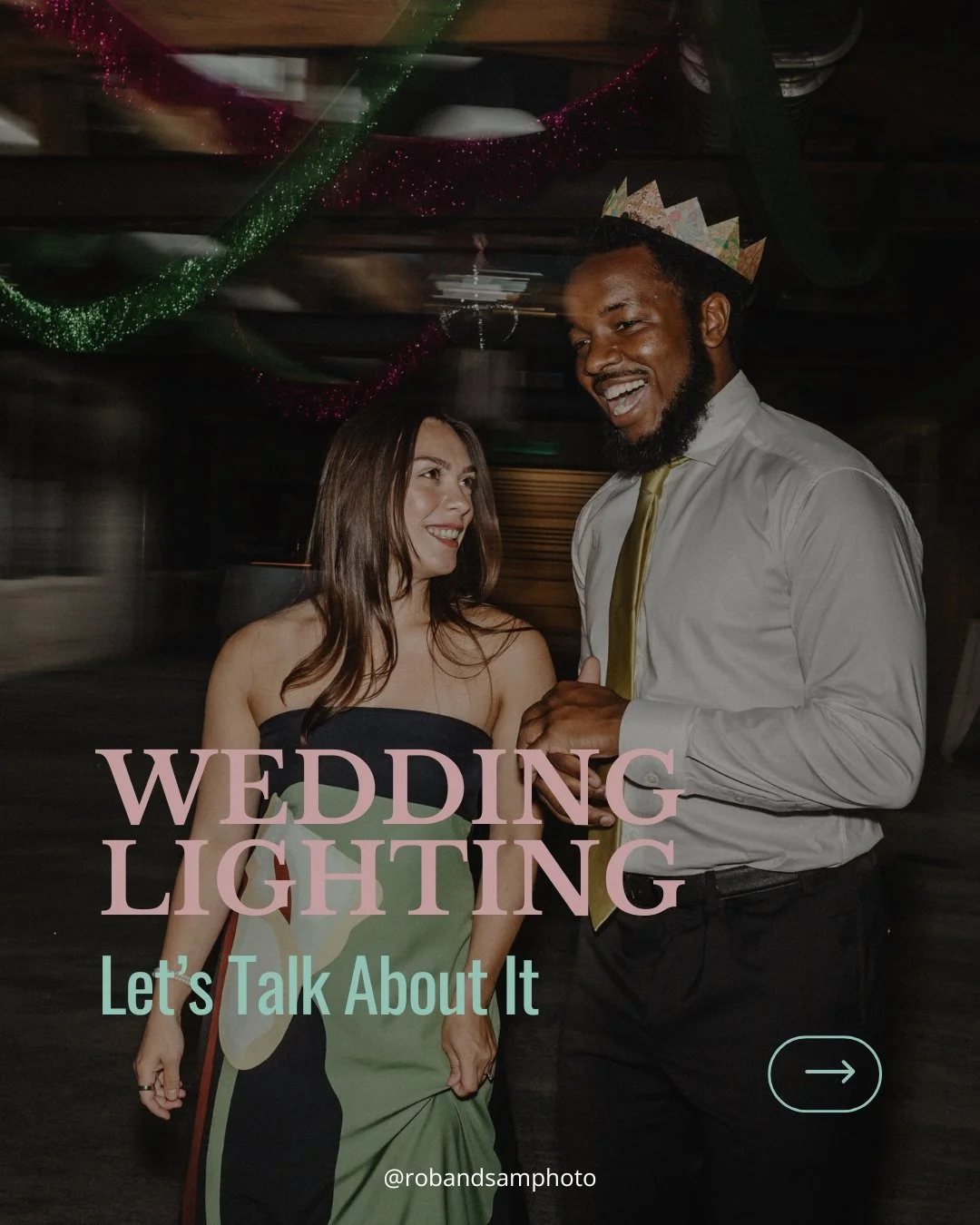 ✨ Wedding Lighting: Let's Talk About It! ✨
The lighting techniques used during your wedding day can make a big difference in the "look &amp; feel" of your photos! While not all lighting techniques are good for all circumstances, a lot of it