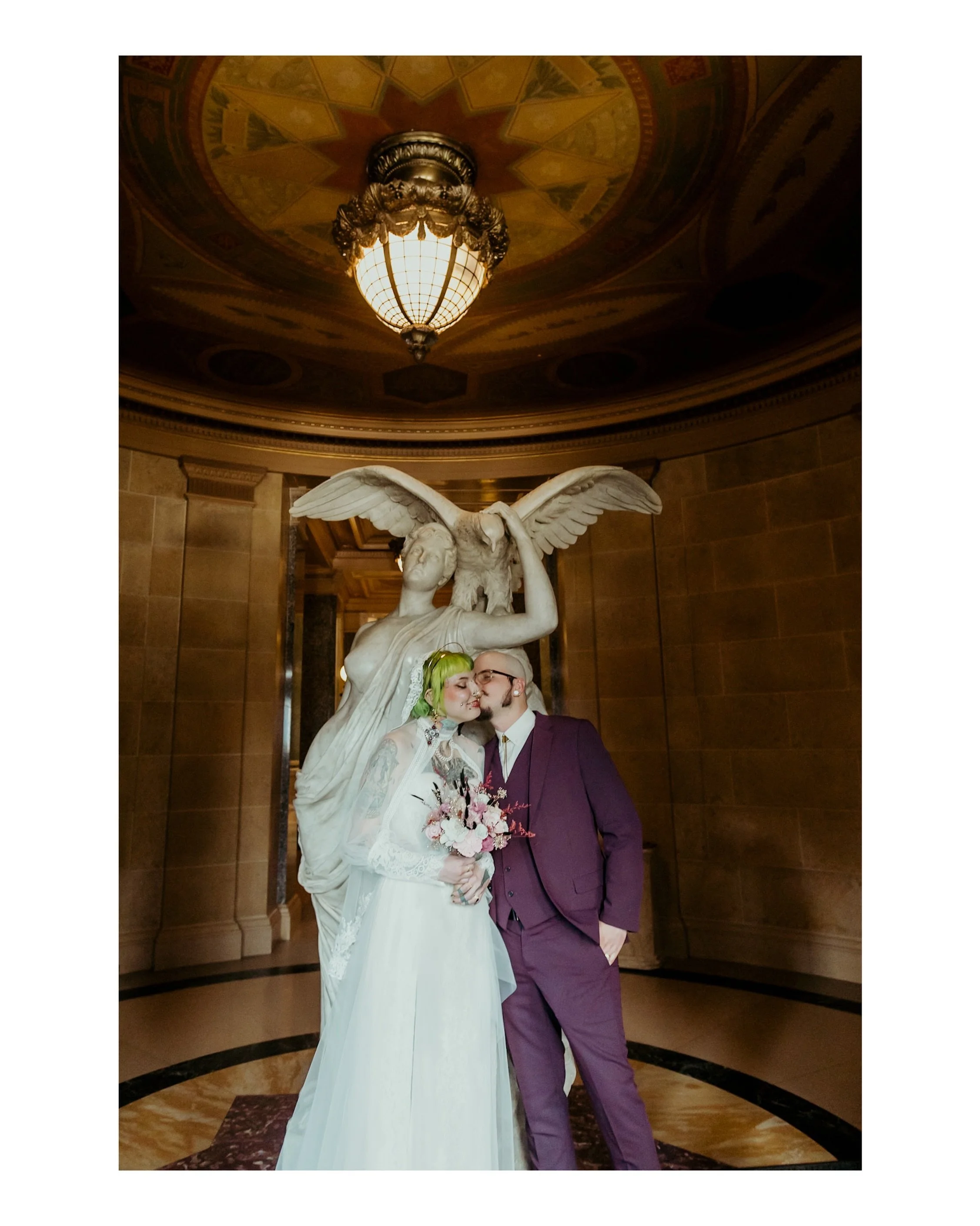 Happy Anniversary to Zoie + Kyle! 💖
.
.
.
.
.
𝗪𝗲𝗱𝗱𝗶𝗻𝗴 𝗩𝗲𝗻𝗱𝗼𝗿𝘀
Ceremony Venue: Wisconsin State Capitol Building
Reception: @nottinghamballroom
Officiant: Nik Checots
Gown: @fiore_dress_wedding
DJ: Hern&aacute;n Ballard
Catering: @ianspi