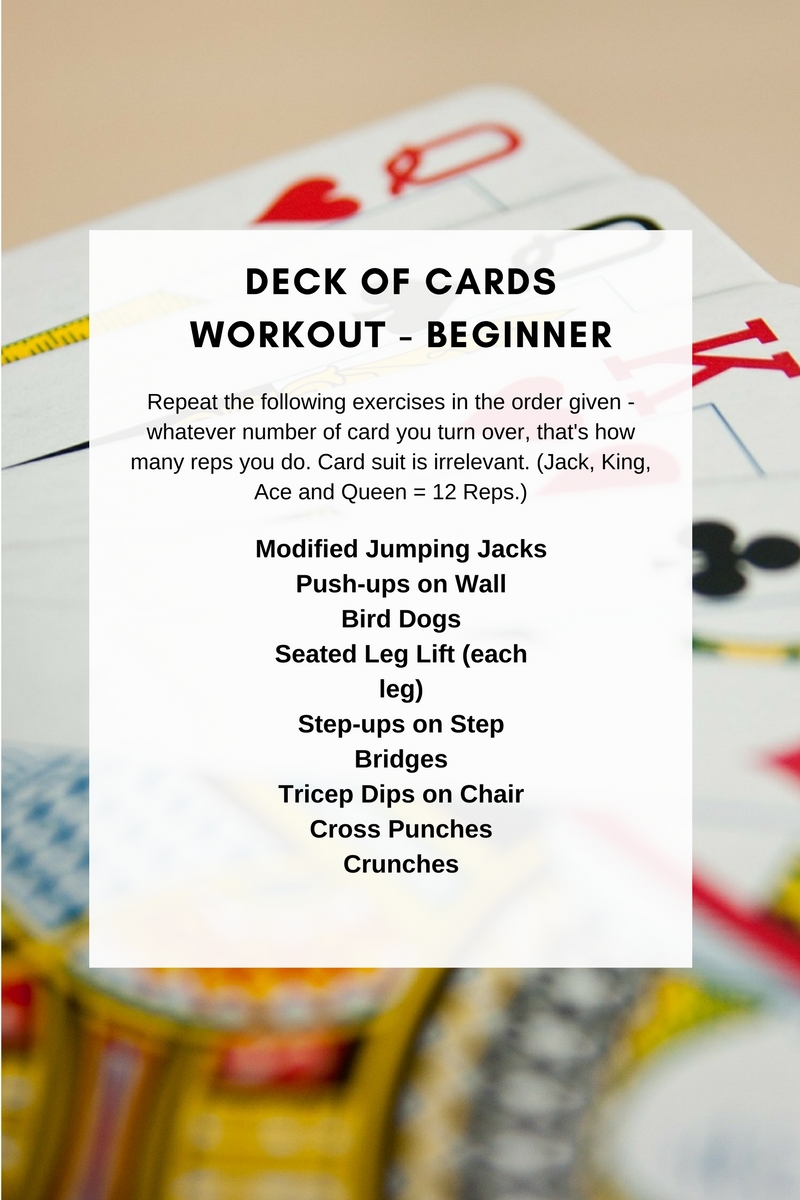 Deck of Cards Workout - Beginner