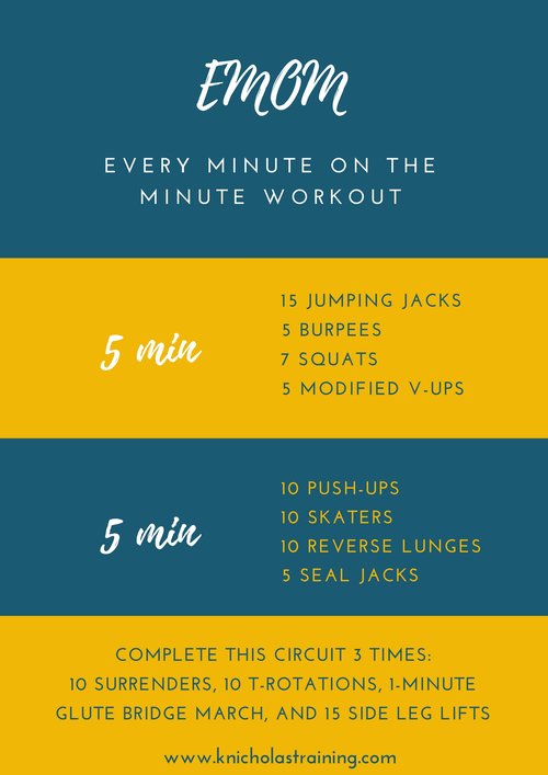 Emom burpee workout hotsell
