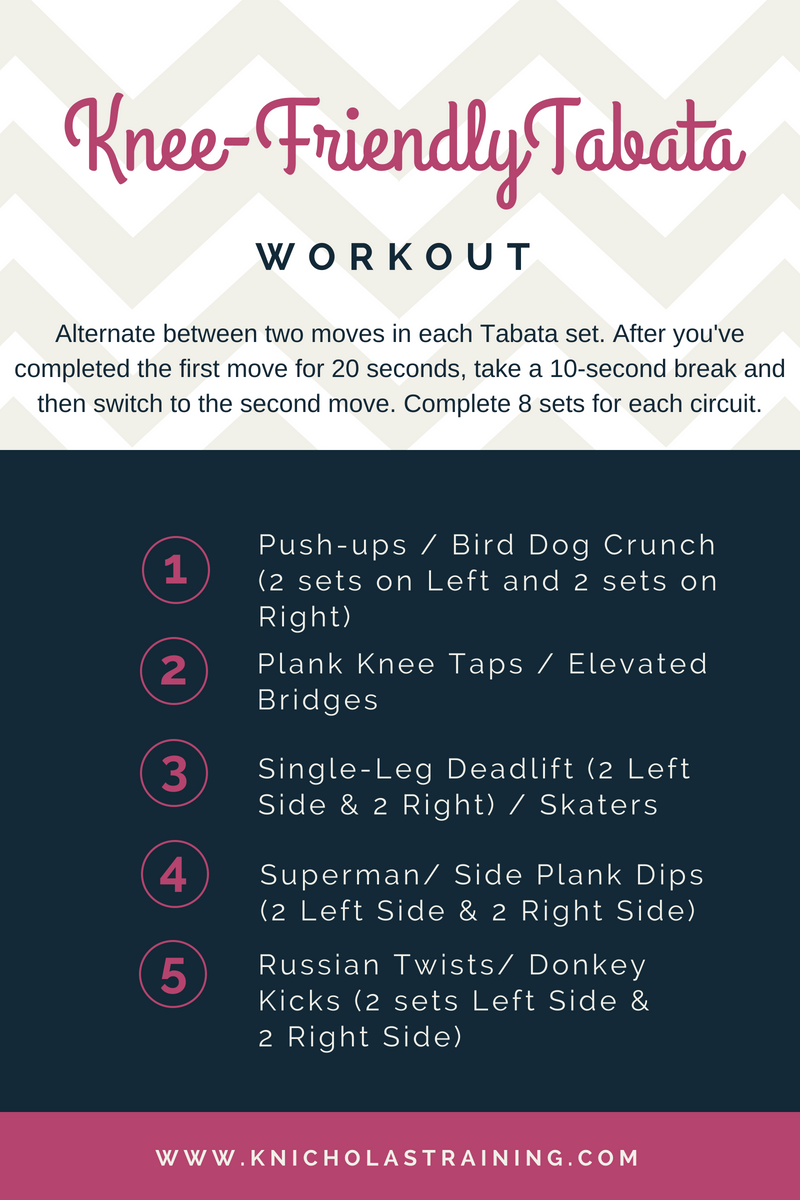 Knee-Friendly Tabata Workout