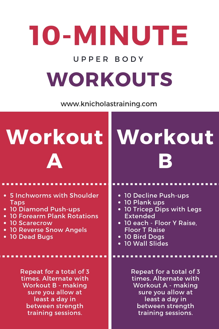 10-Minute Upper Body Workouts
