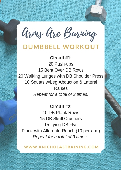 Arms Are Burning DB Workout