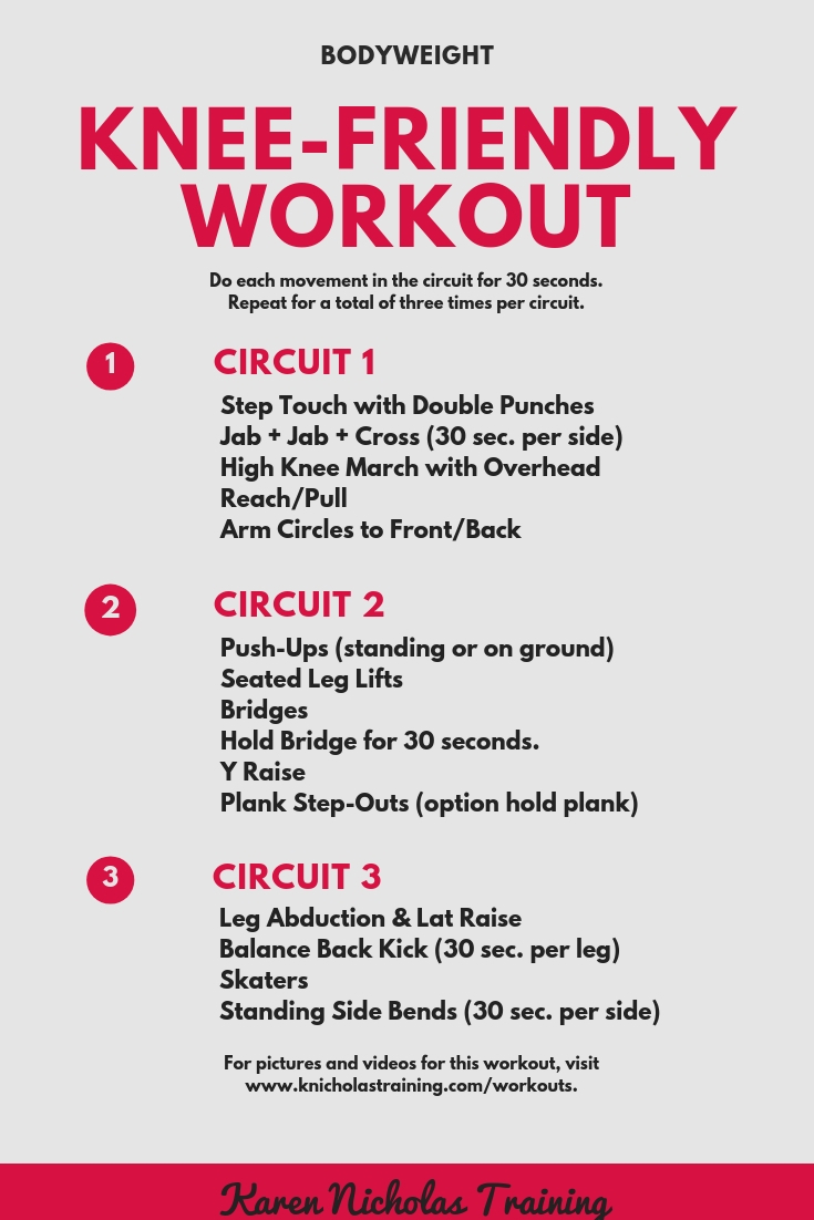Low-Impact Workout for Bad Knees