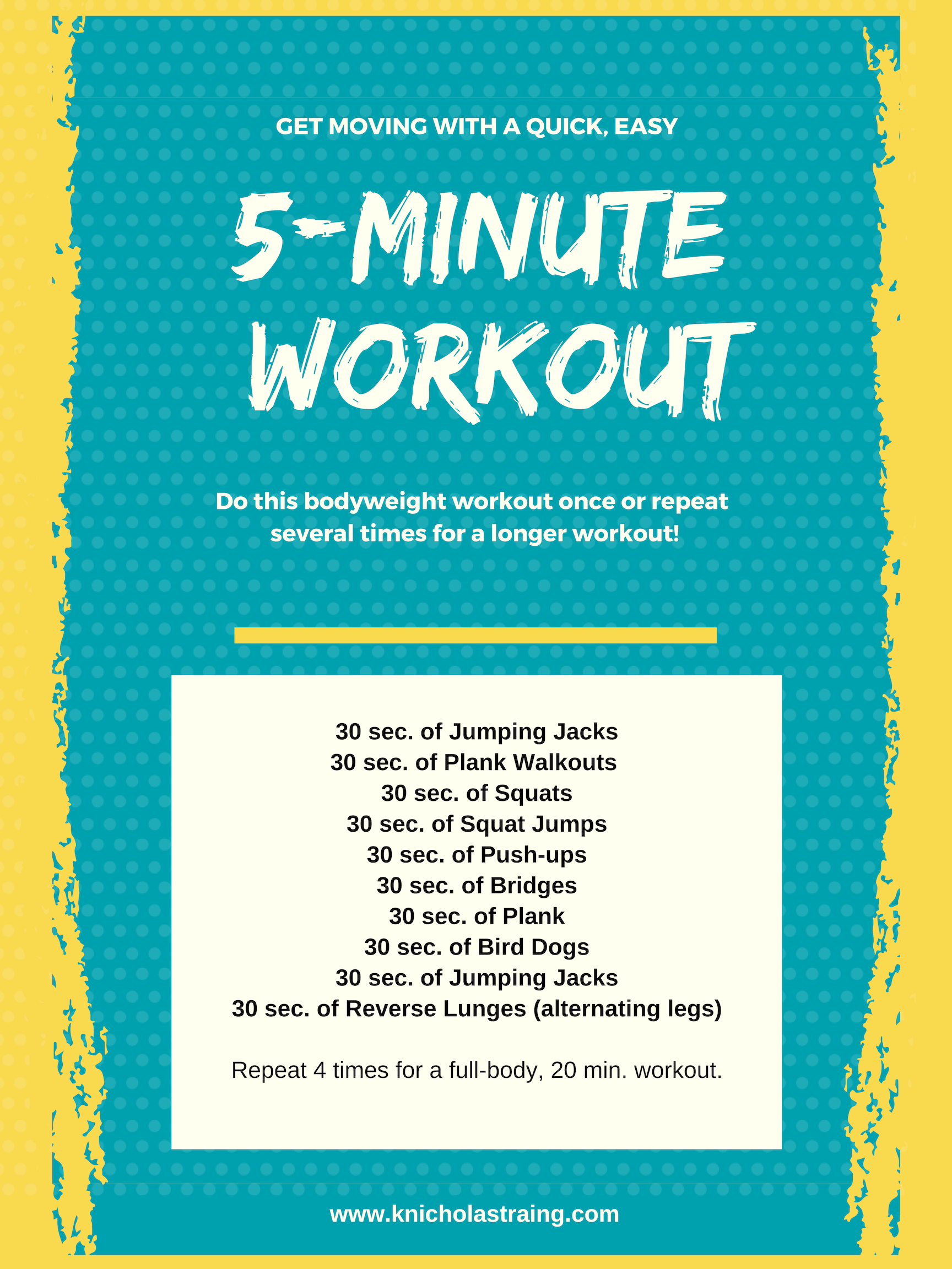 Hiit Workout 30 Mins Exercise Everyday The Gym Minimum Daily