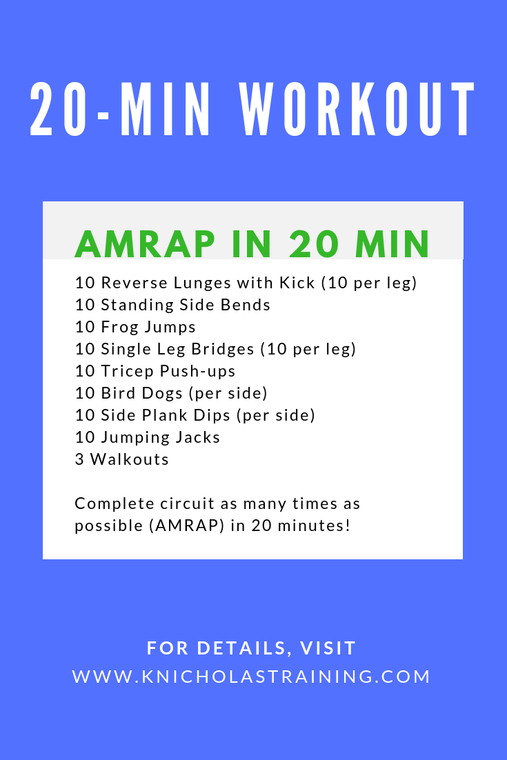 20 Min. Workout