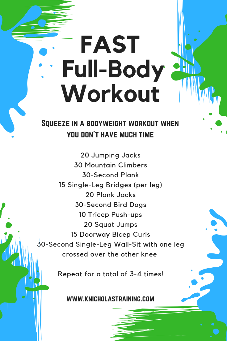 Fast, Full-body Workout