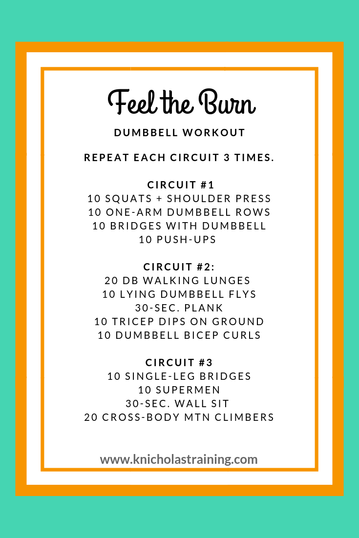Feel the Burn DB Workout