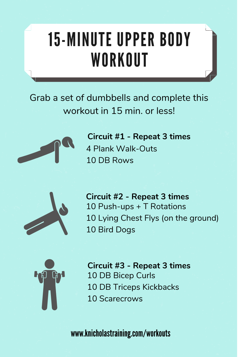 15 Minute Workout With Dumbbells Store
